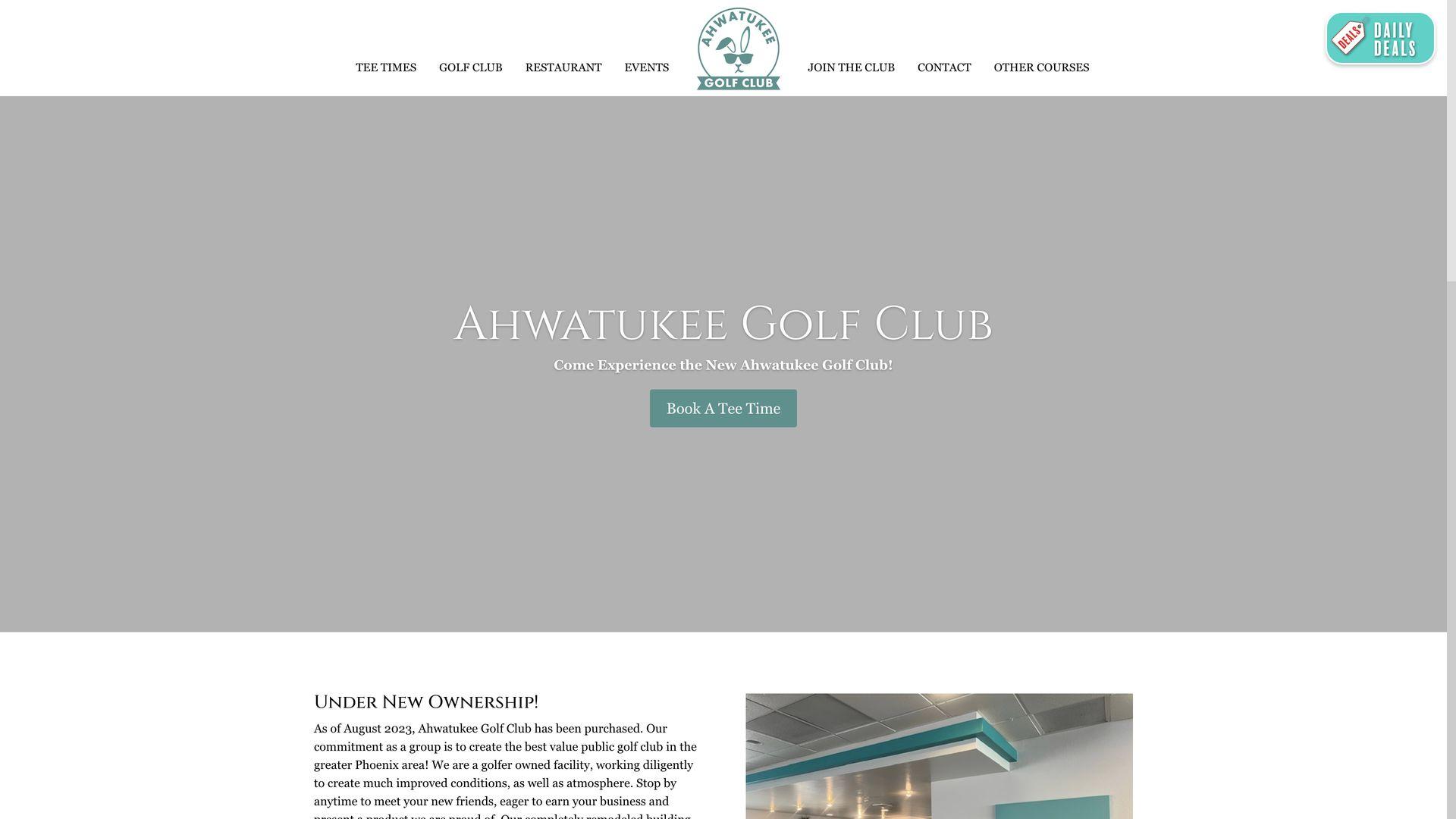 Golf Course Company Ahwatukee Country Club