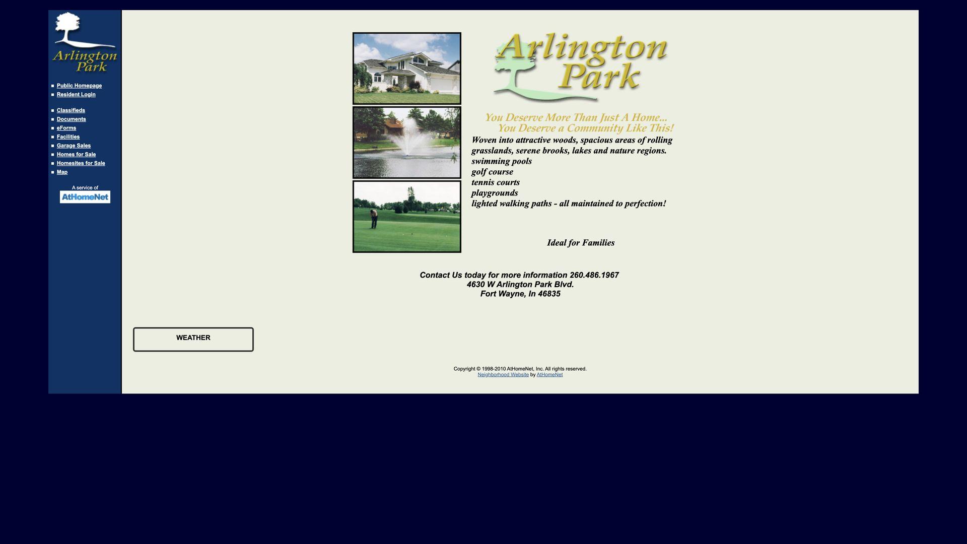 Golf Course Company Arlington Park Golf Course