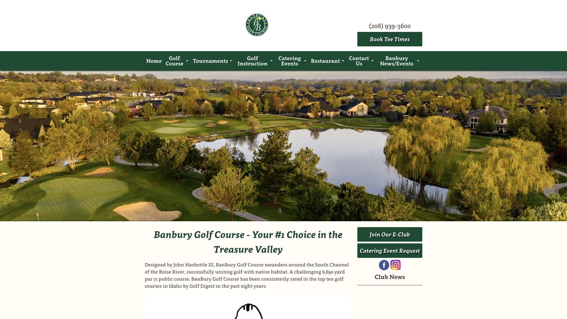 Golf Course Company BanBury Golf Course Eagle