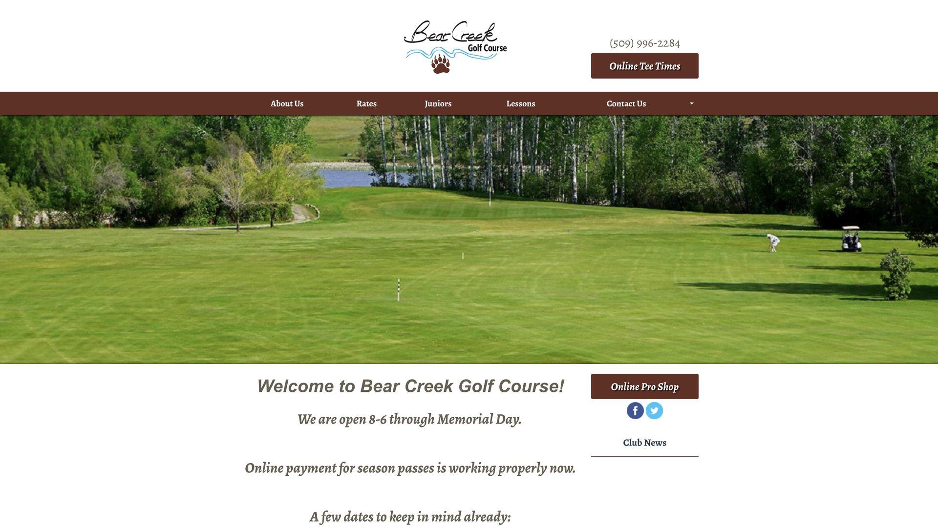 Golf Course Company Bear Creek Golf Course