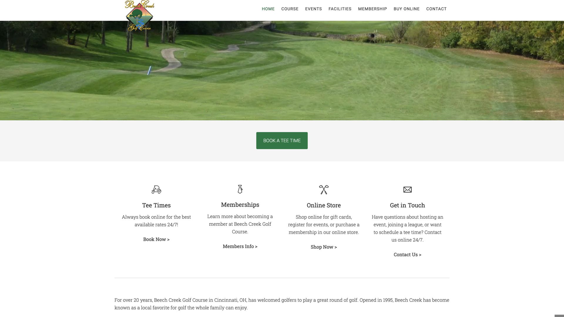 Golf Course Company Beech Creek Golf Course