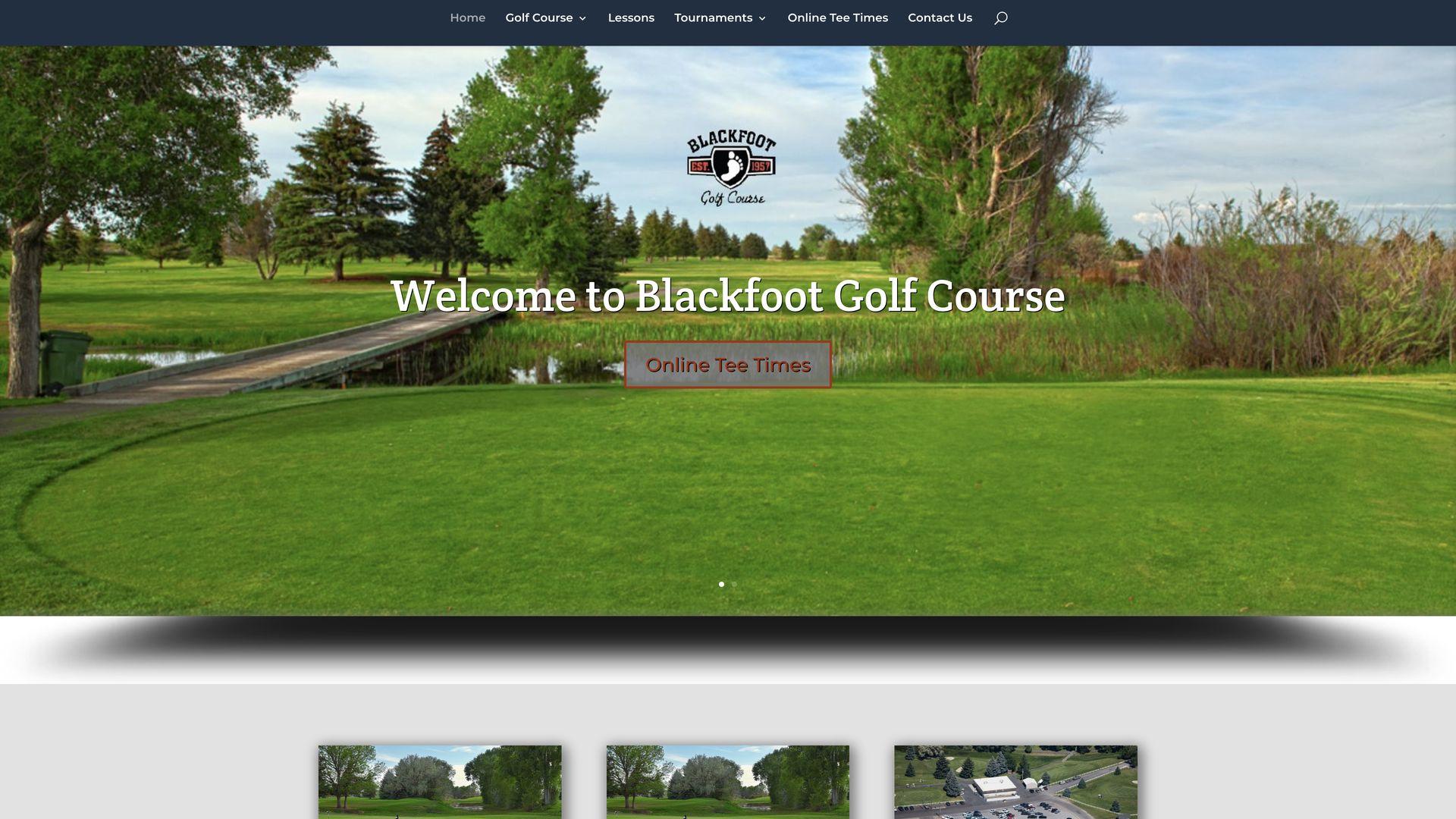 Golf Course Company Blackfoot Golf Course