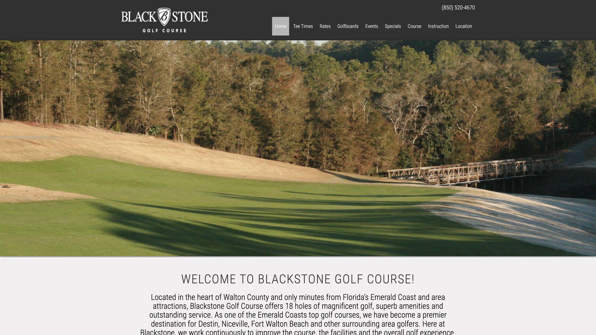 Golf Course Company Blackstone Golf Course