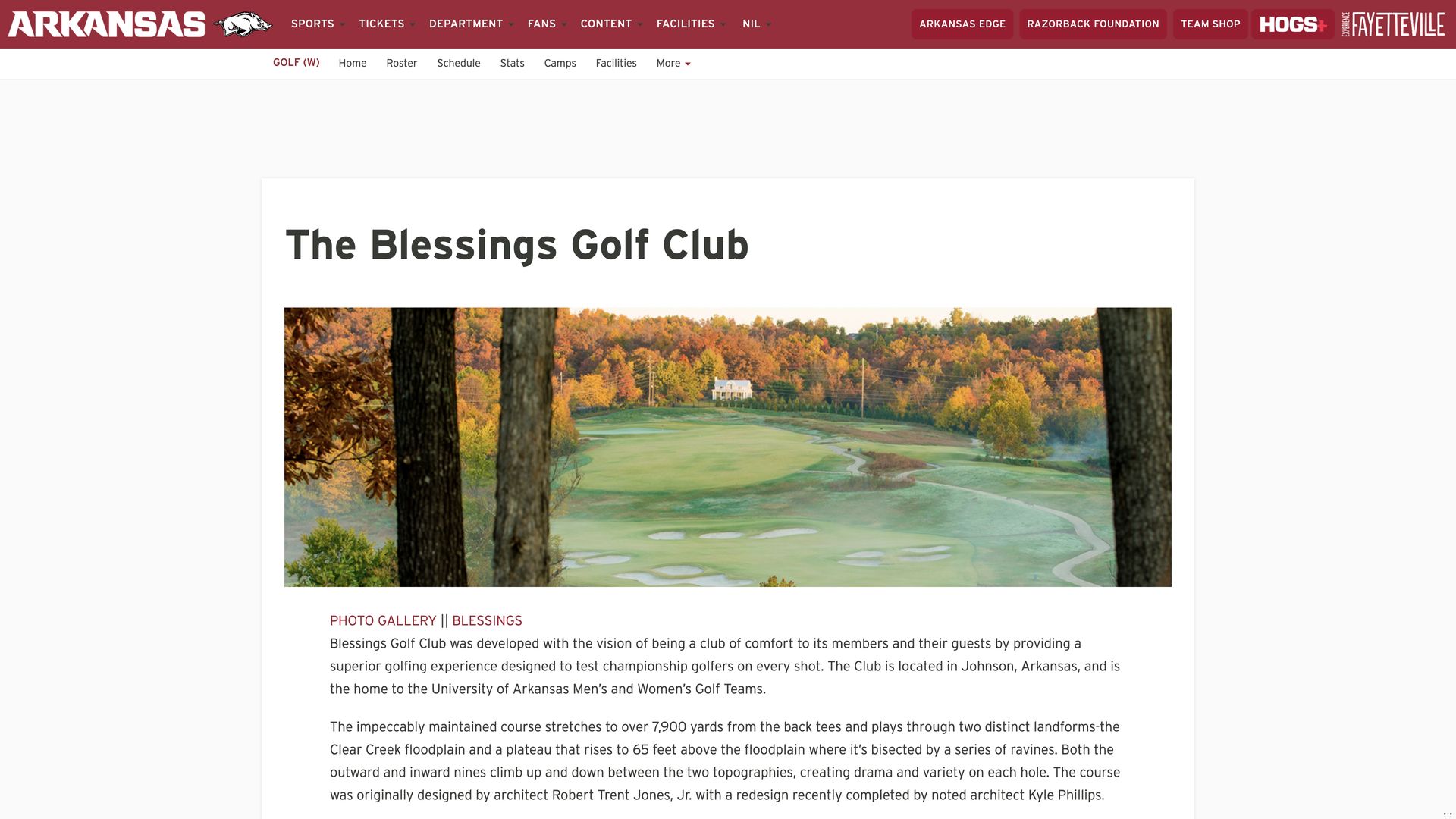 Golf Course Company Blessings Golf Club
