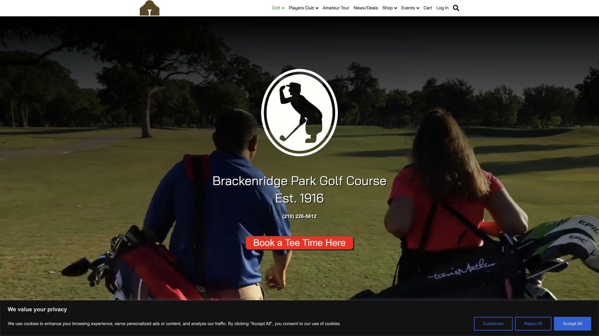 Golf Course Company Brackenridge Park Golf Course