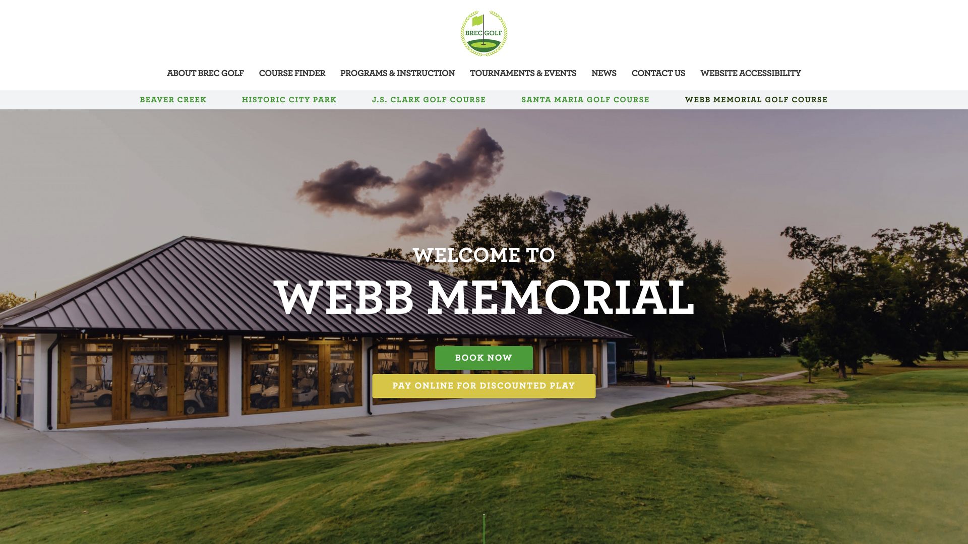 Golf Course Company BREC's Webb Memorial Golf Course