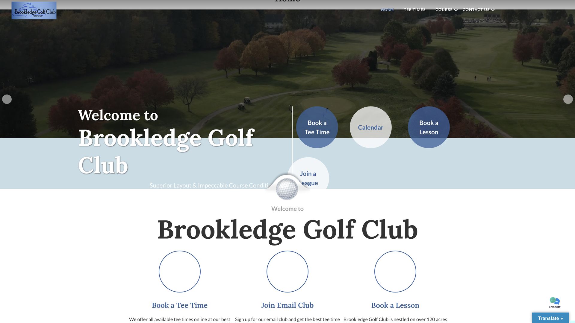 Golf Course Company Brookledge Golf Club