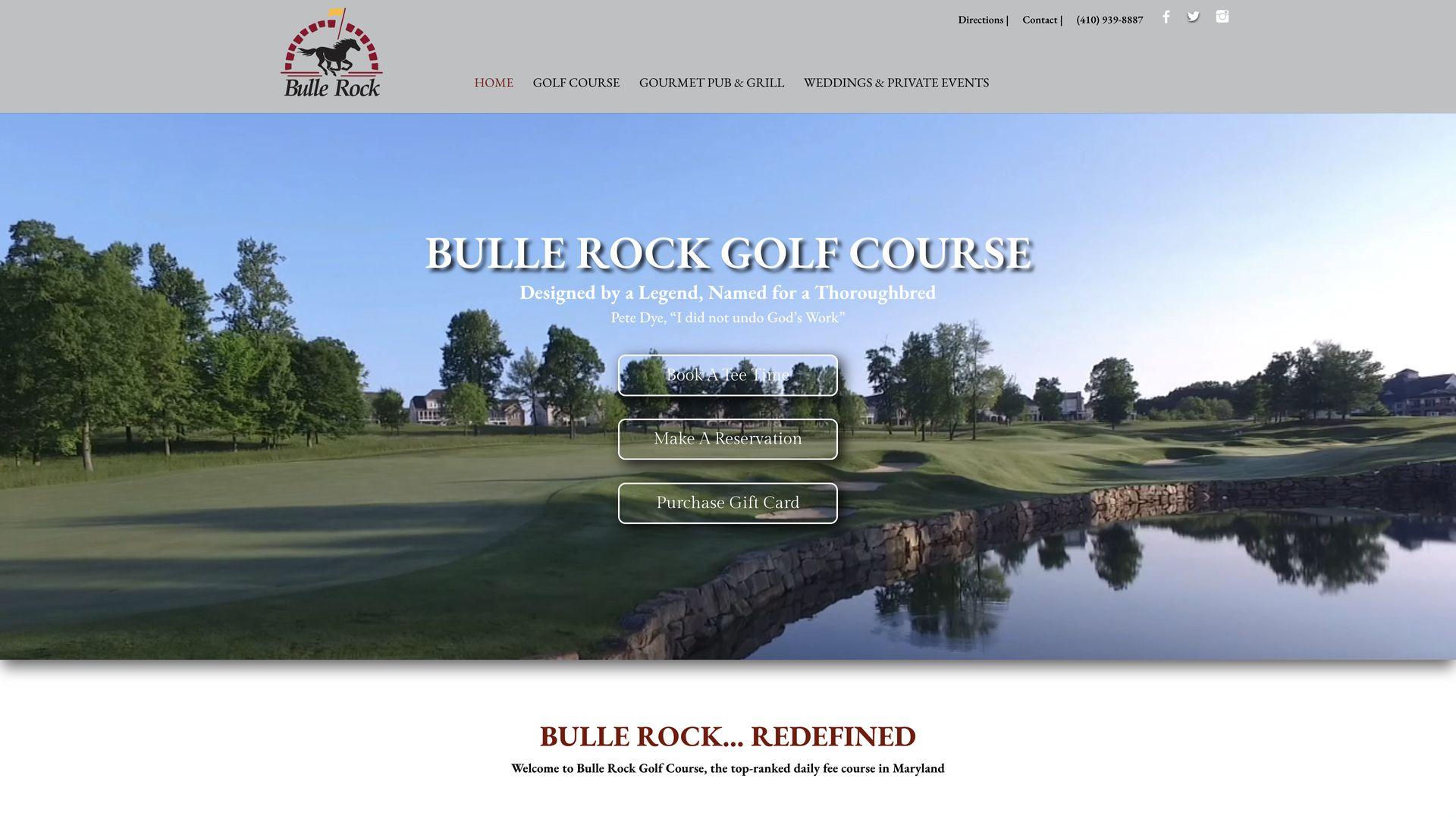 Golf Course Company Bulle Rock Golf Course