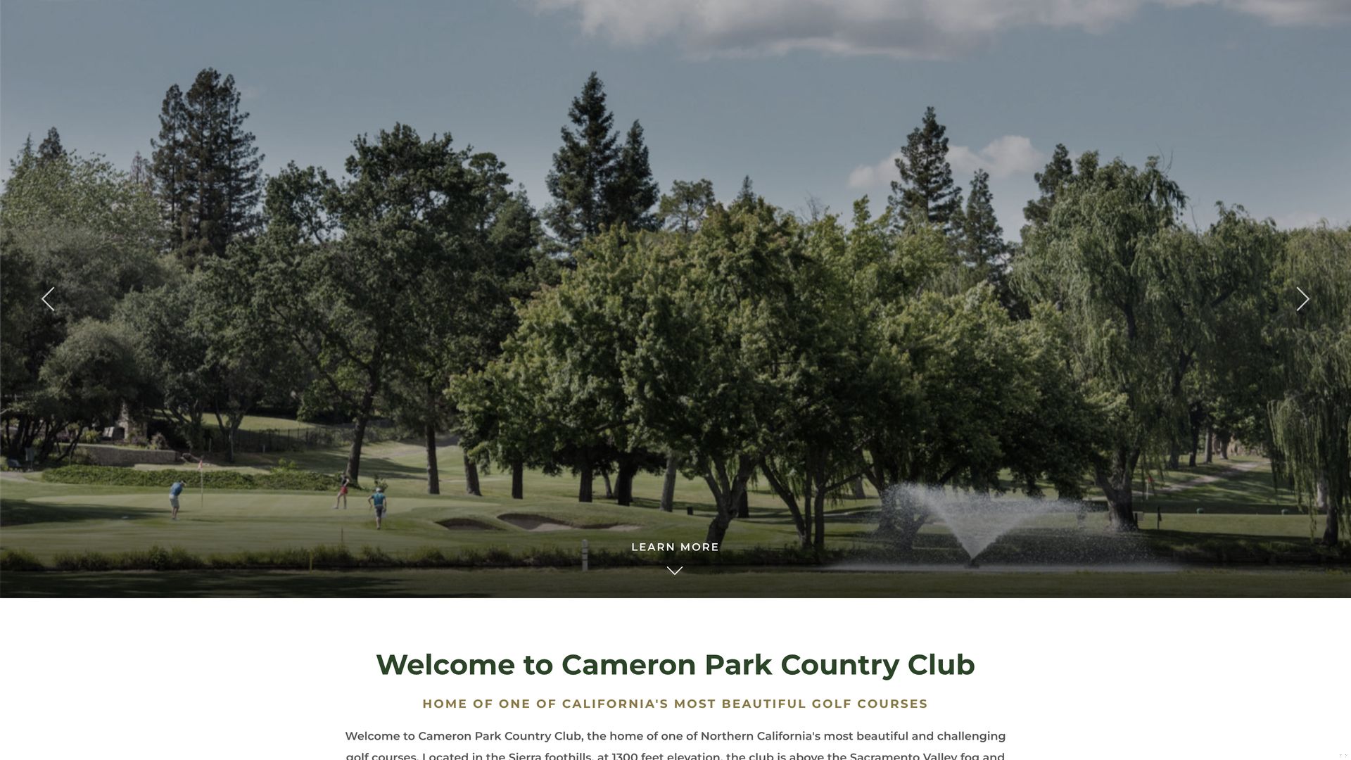 Golf Course Company Cameron Park Country Club