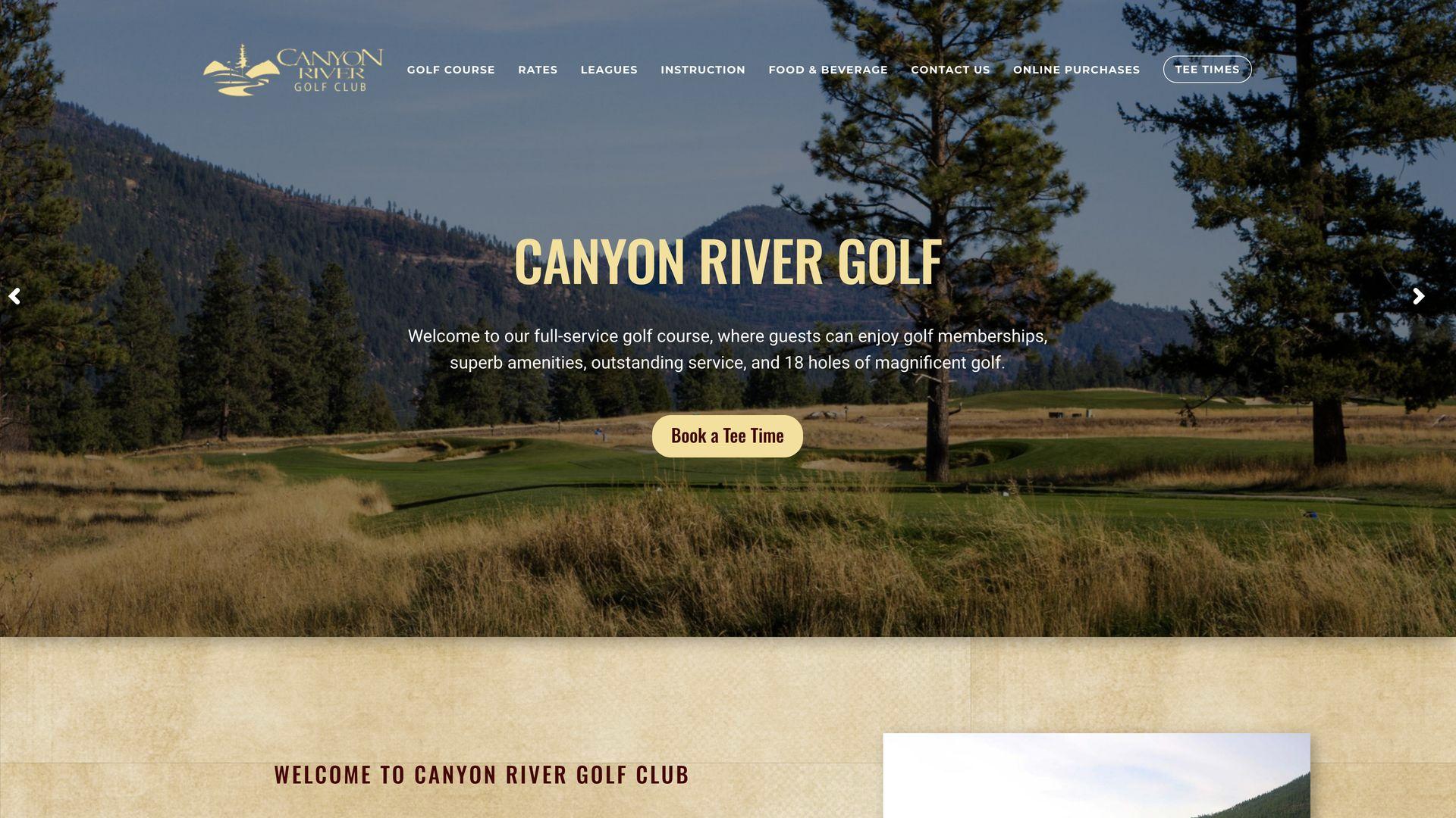 Golf Course Company Canyon River Golf Club