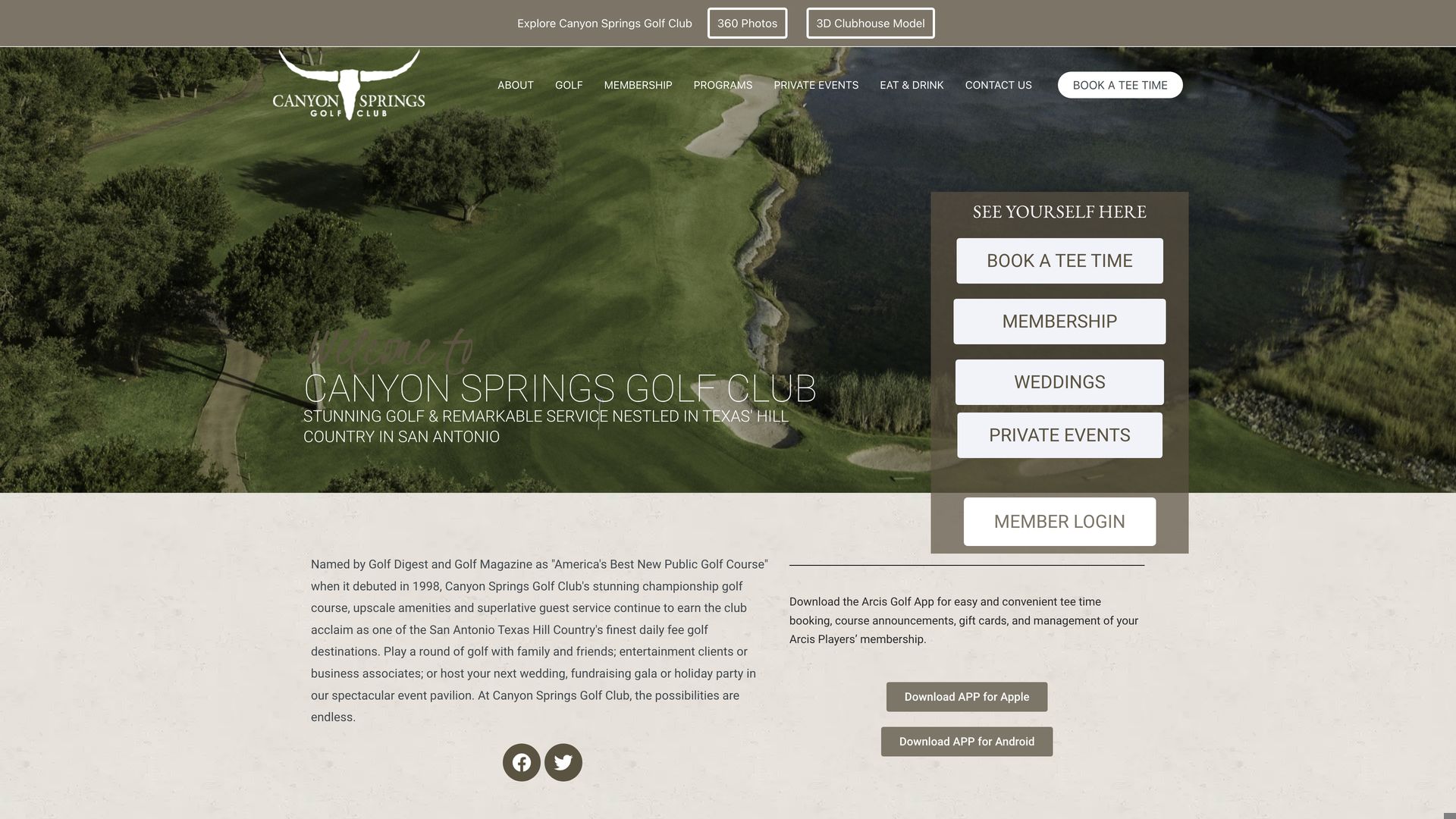 Golf Course Company Canyon Springs Golf Club