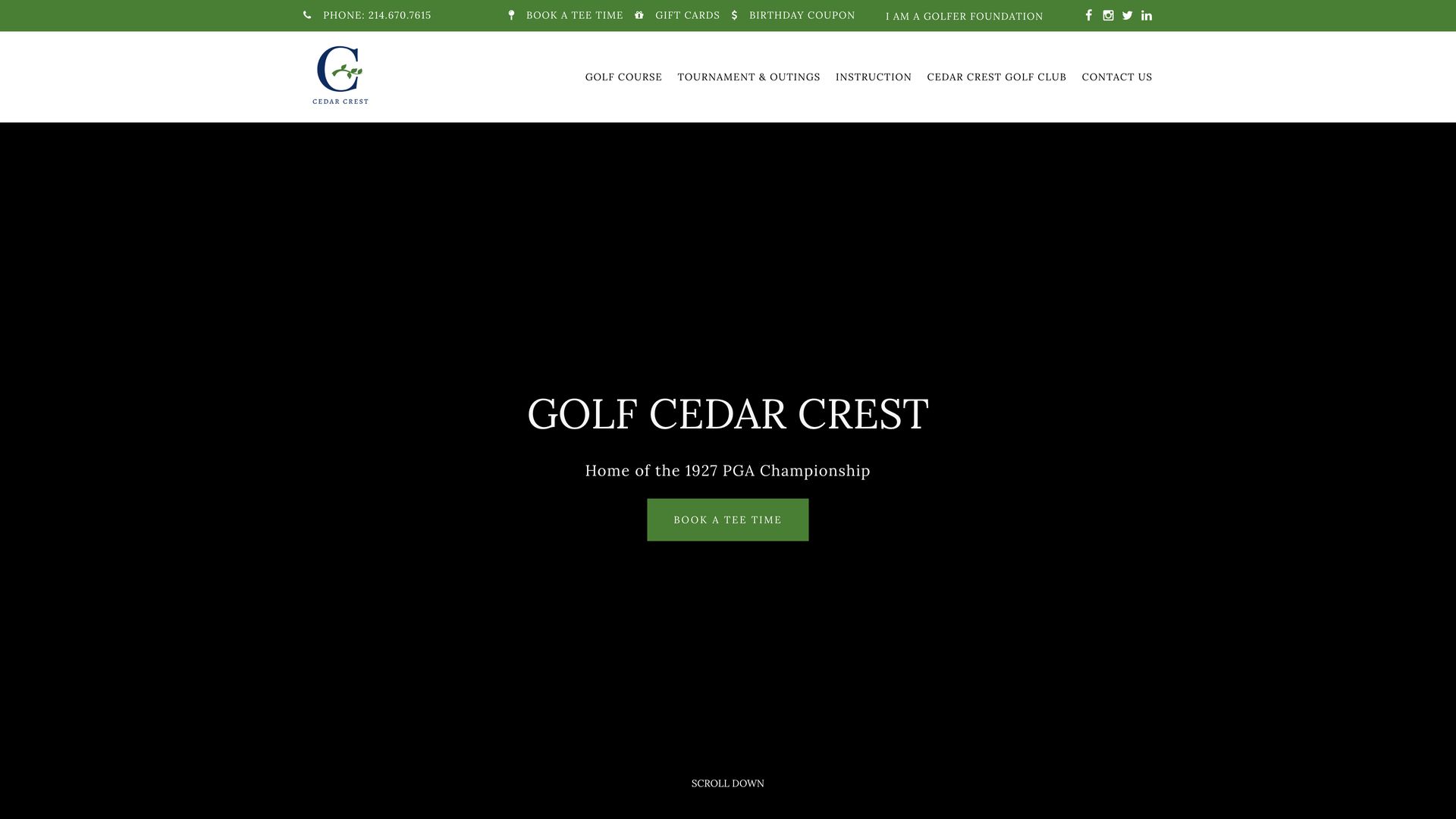 Golf Course Company Cedar Crest Golf Course