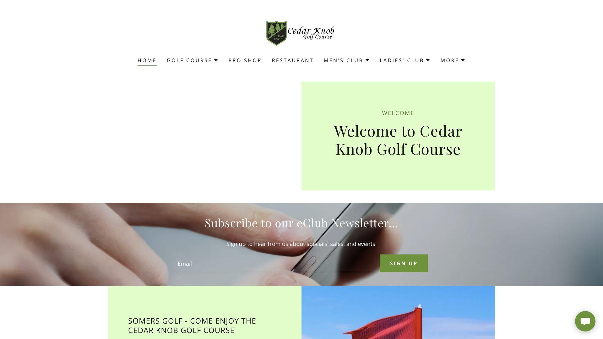 Golf Course Company Cedar Knob Golf Course