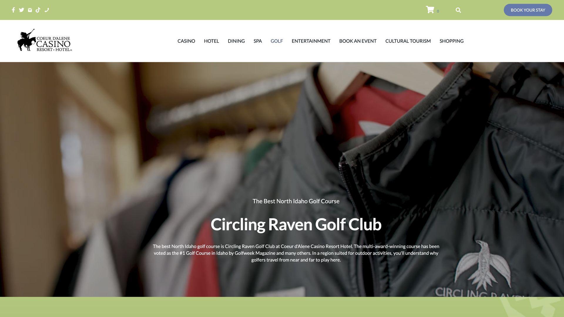 Golf Course Company Circling Raven Golf Club