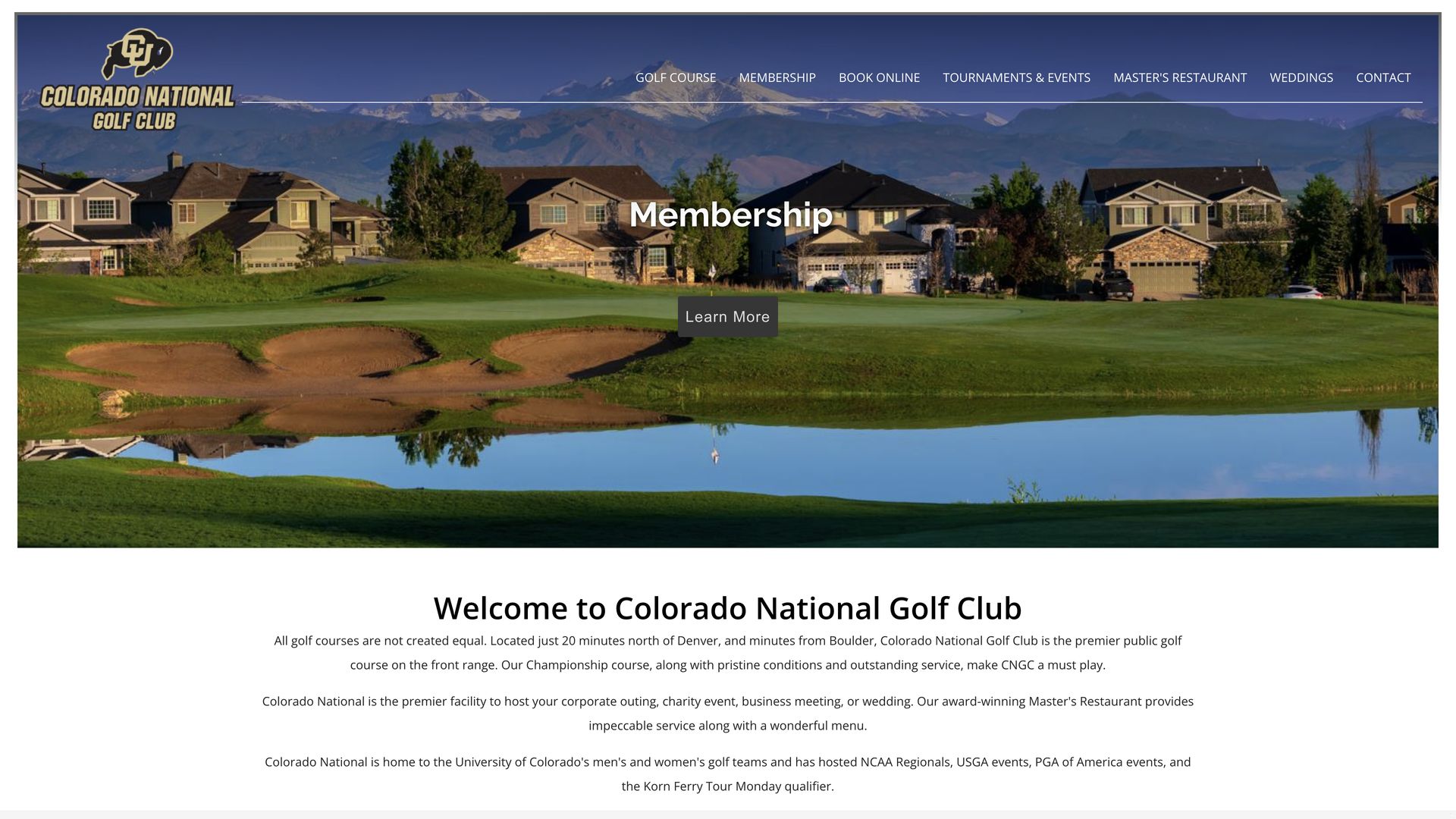 Golf Course Company Colorado National Golf Club