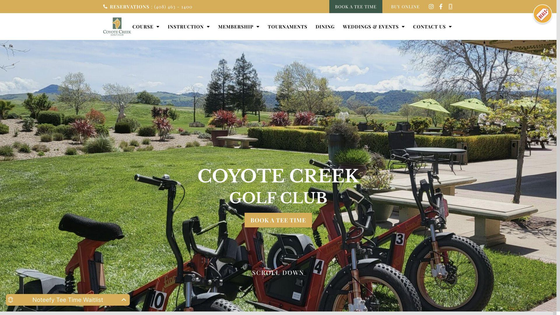 Golf Course Company Coyote Creek Golf Club