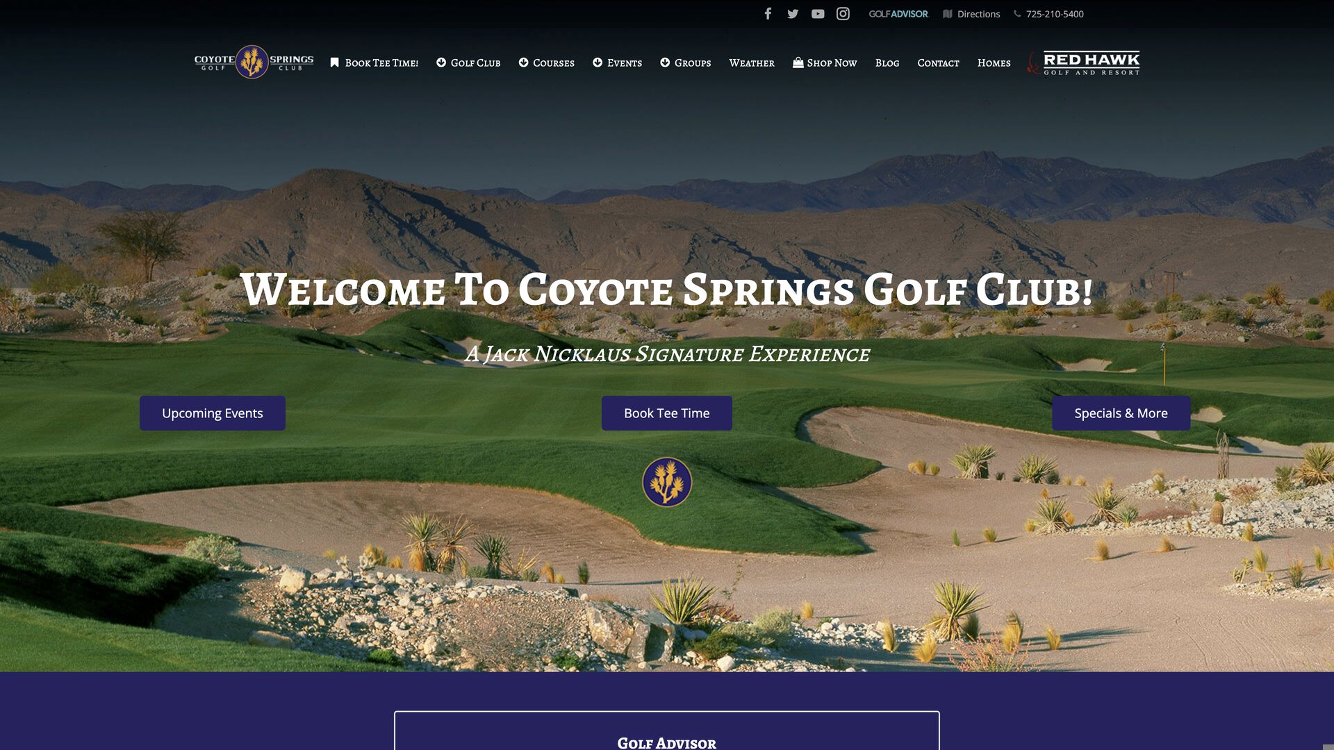 Golf Course Company Coyote Springs Golf Club