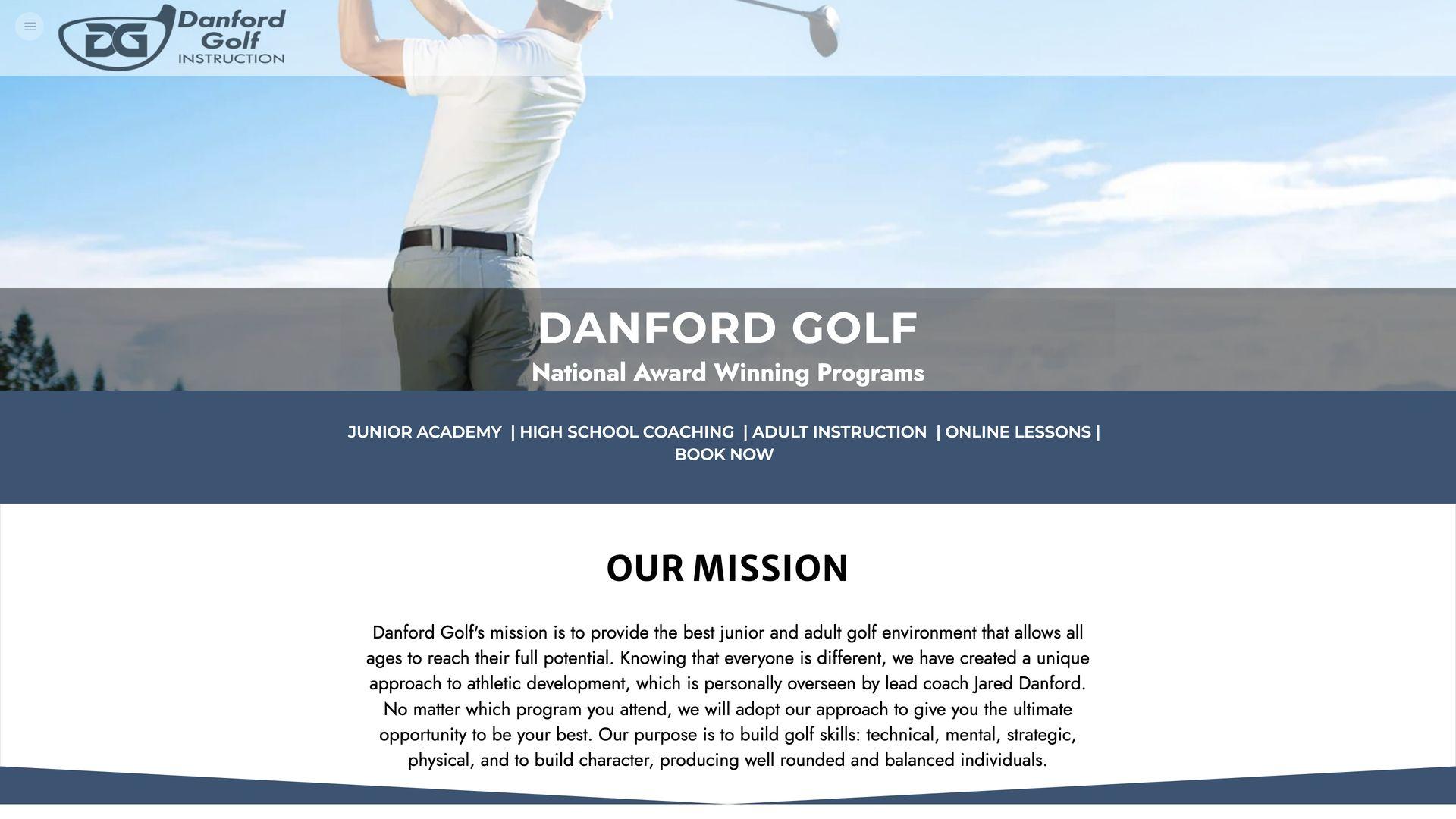 Golf Course Company Danford Golf Instruction