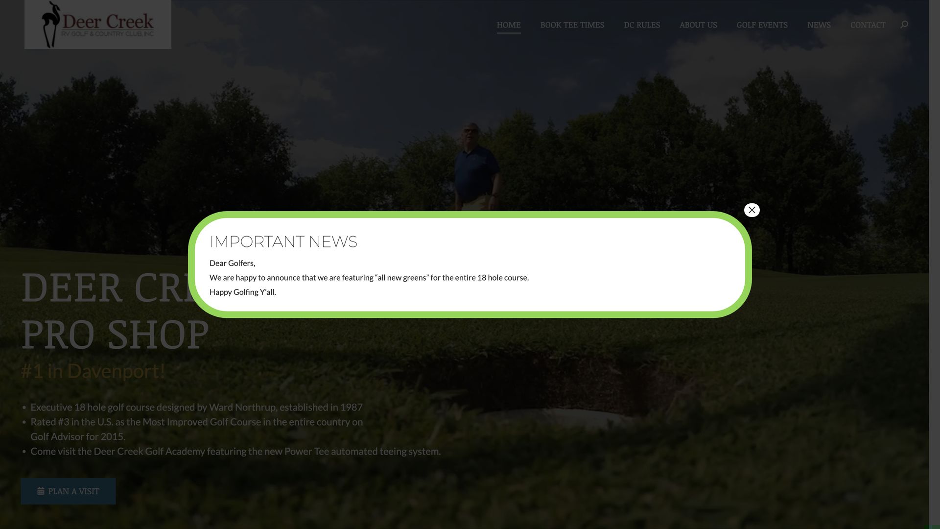 Golf Course Company Deer Creek RV Golf & Country Club