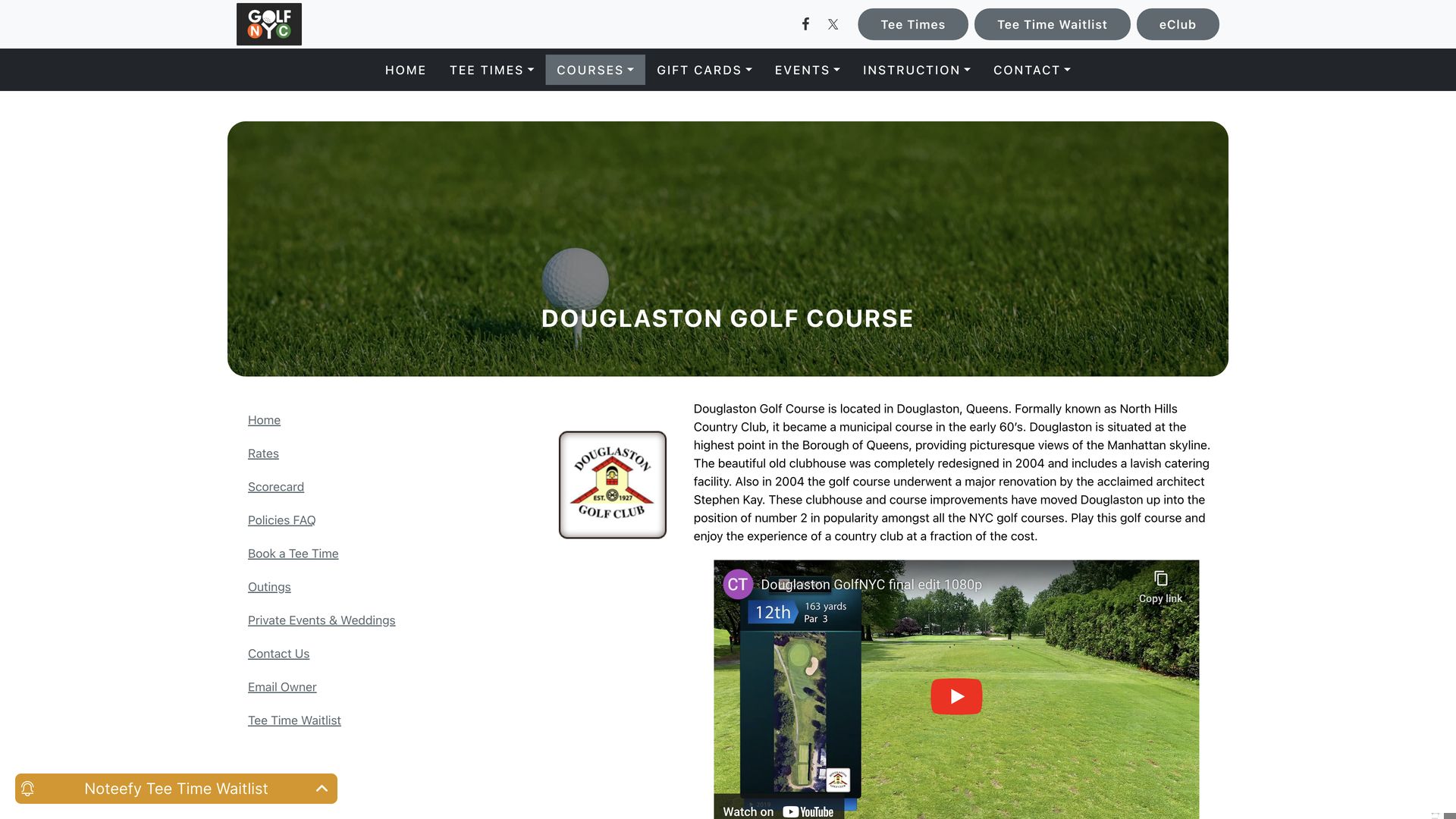 Golf Course Company Douglaston Golf Course