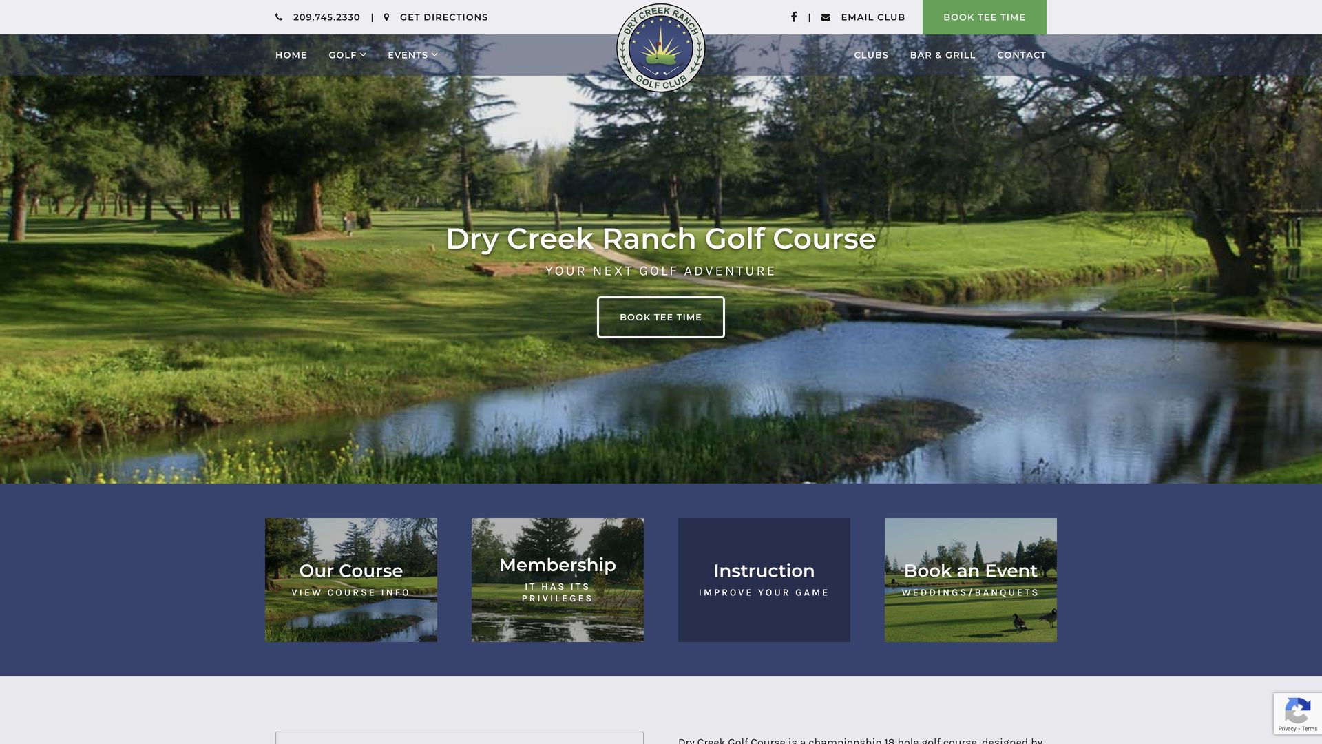 Golf Course Company Dry Creek Ranch Golf Course