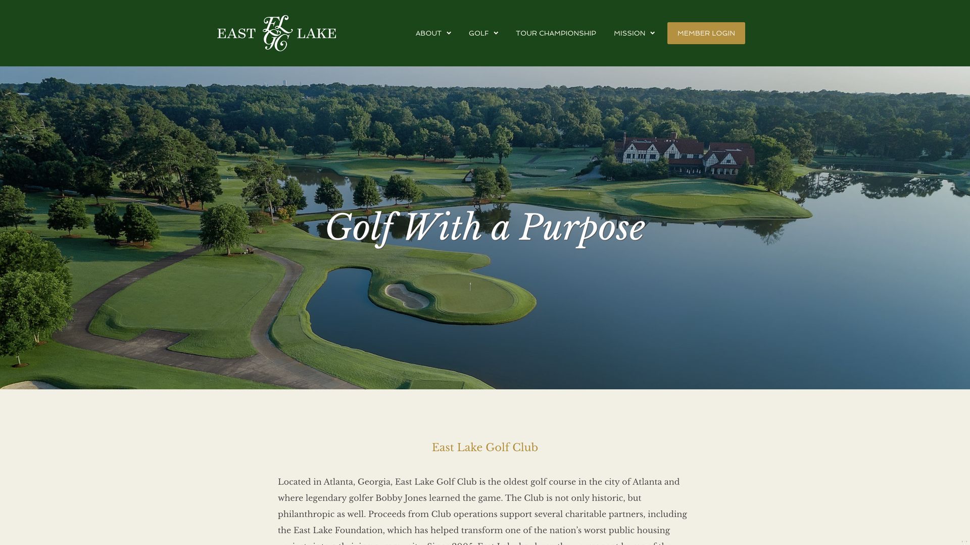 Golf Course Company East Lake Golf Club