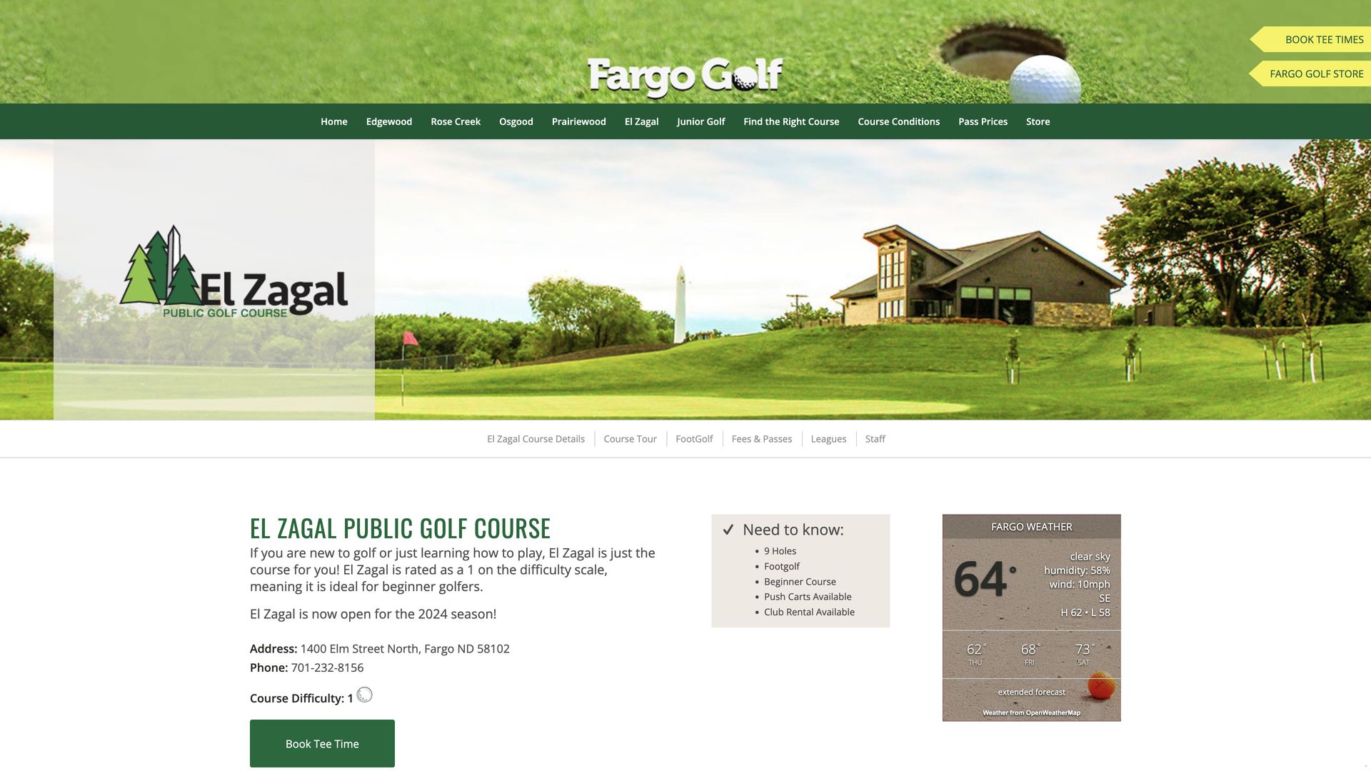 Golf Course Company El Zagal Par 3 Golf Course