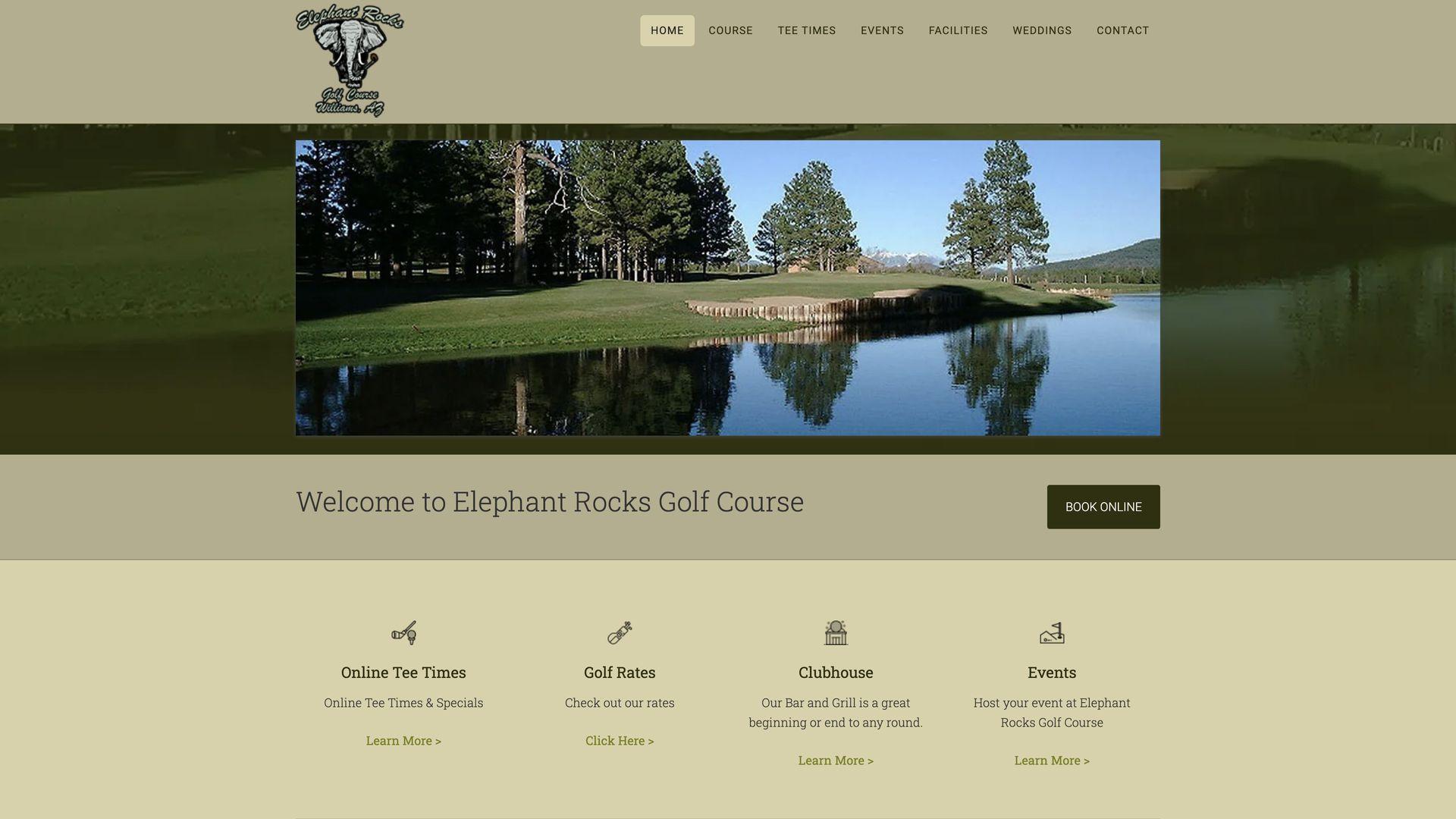 Golf Course Company Elephant Rocks Golf Course