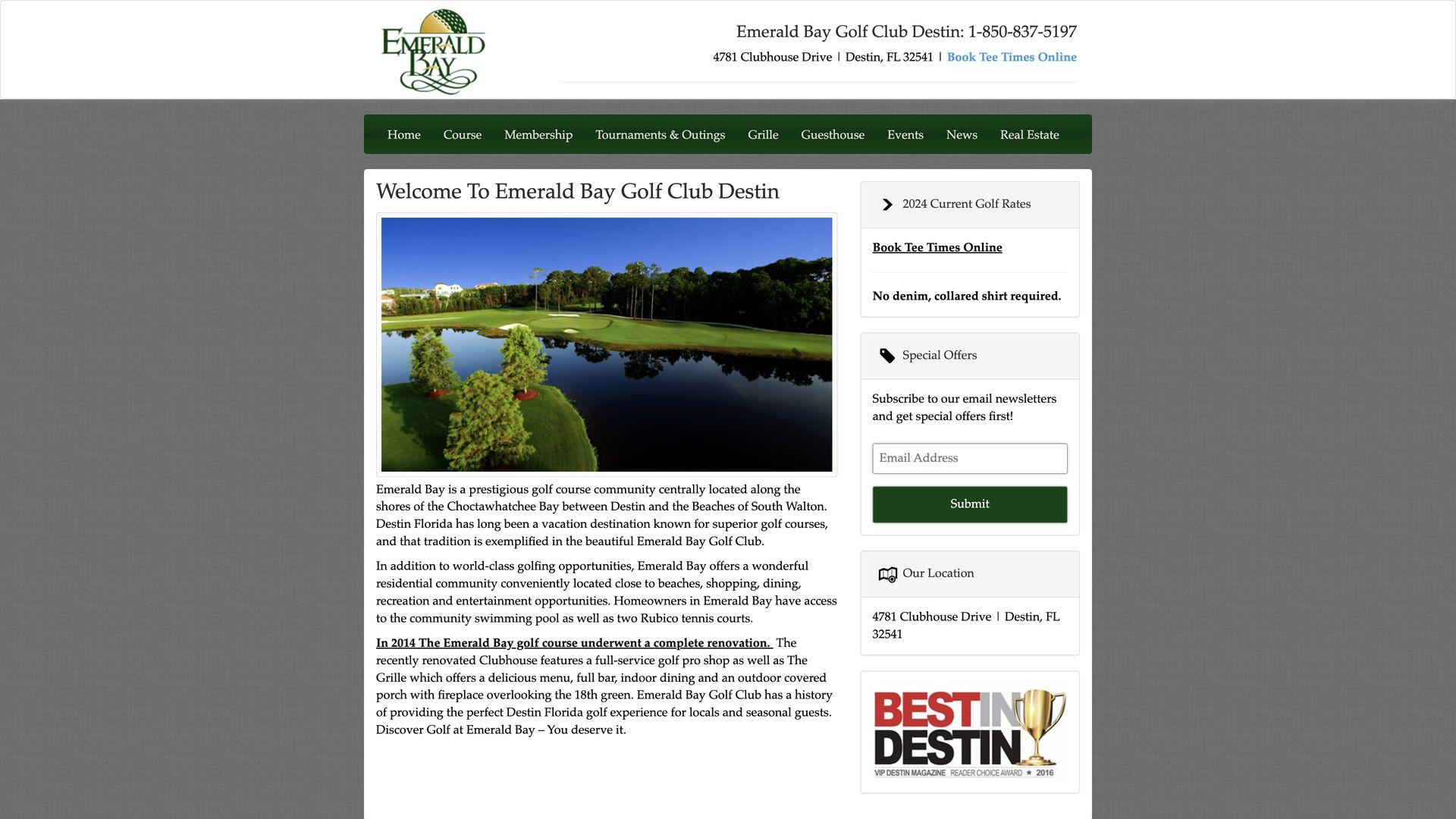 Golf Course Company Emerald Bay Golf Club