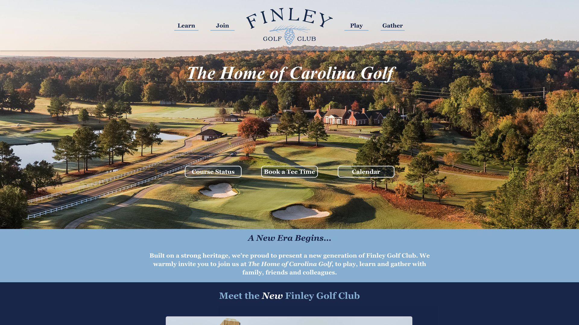 Golf Course Company Finley Golf Club