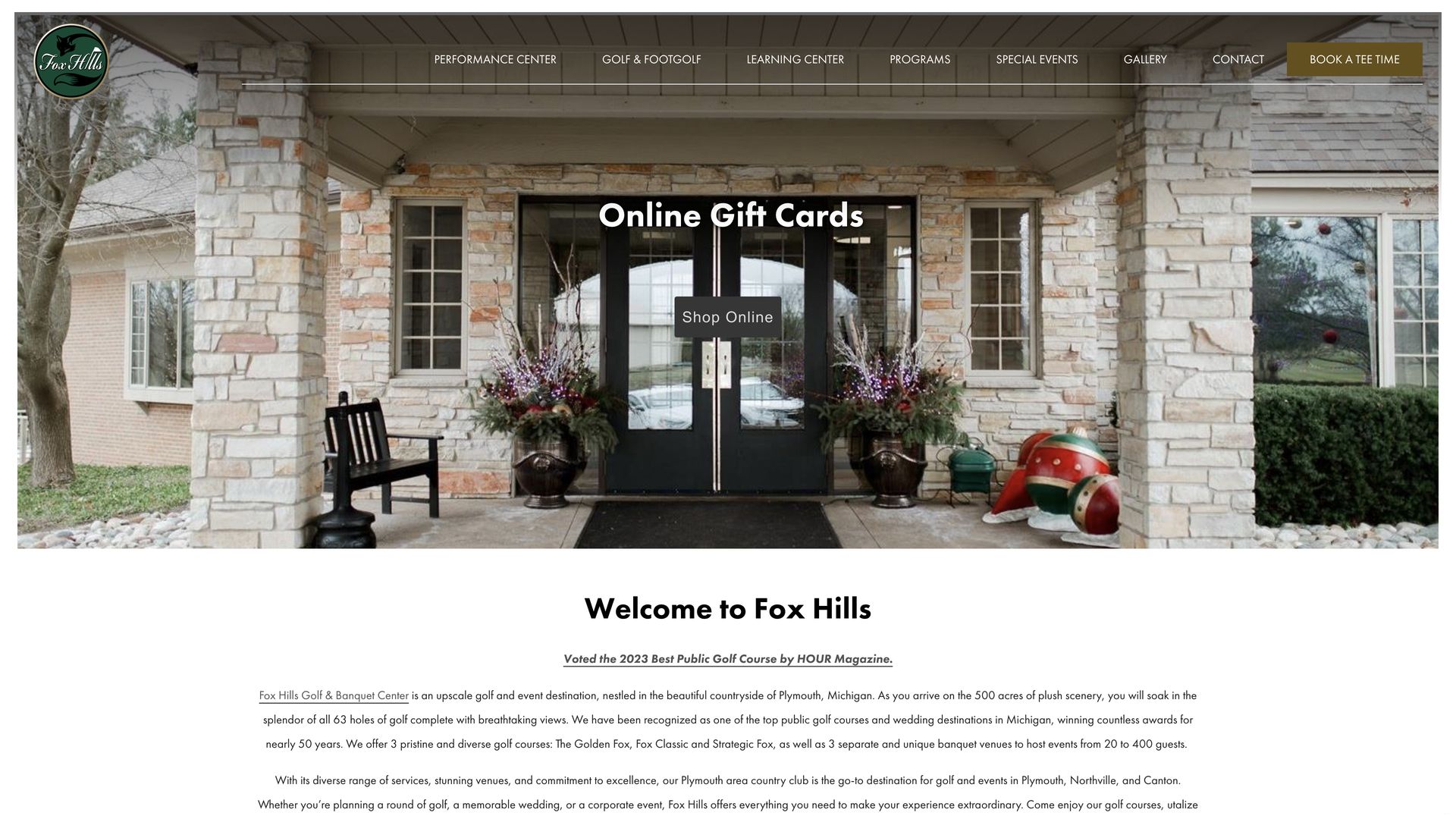 Golf Course Company Fox Hills Golf & Banquet Center