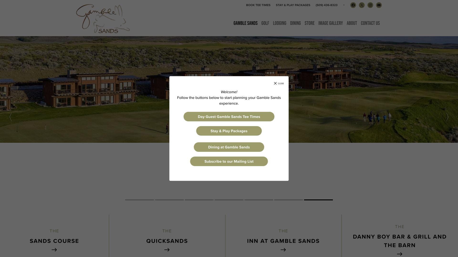 Golf Course Company Gamble Sands