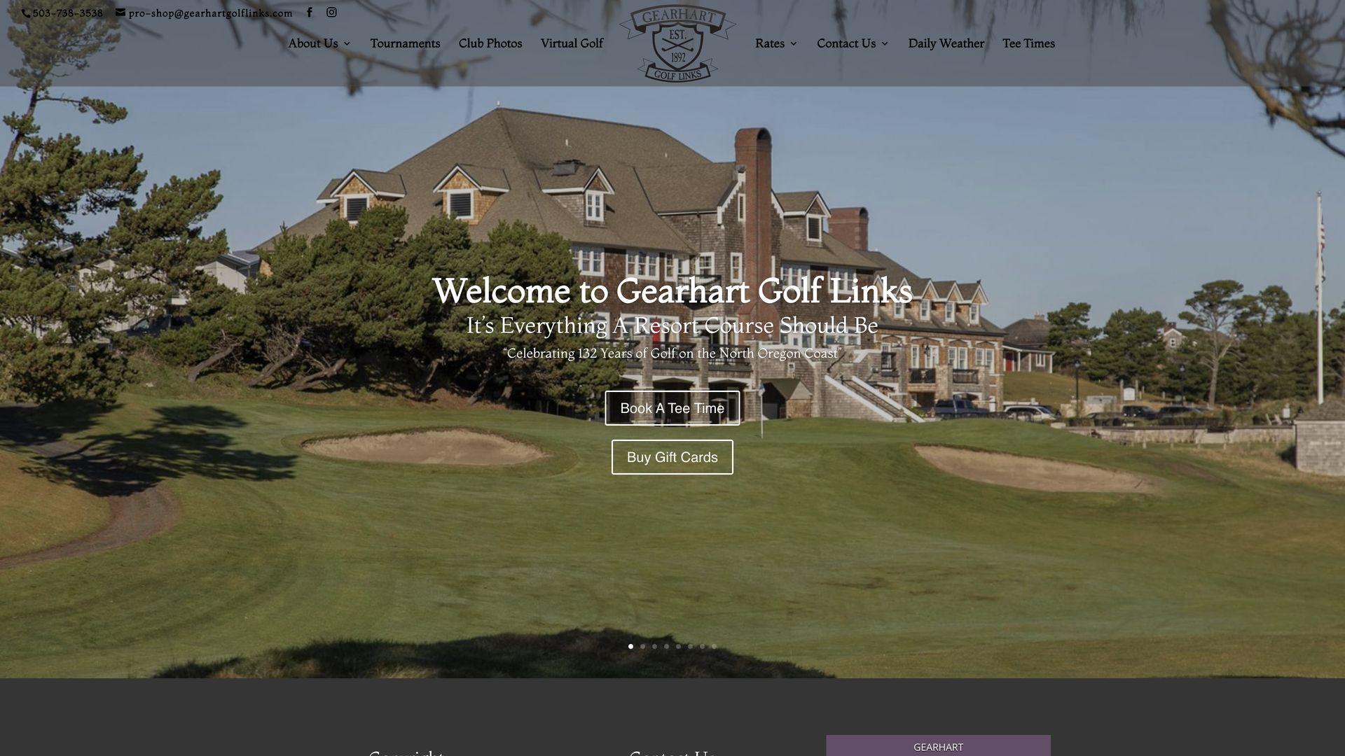 Golf Course Company Gearhart Golf Links