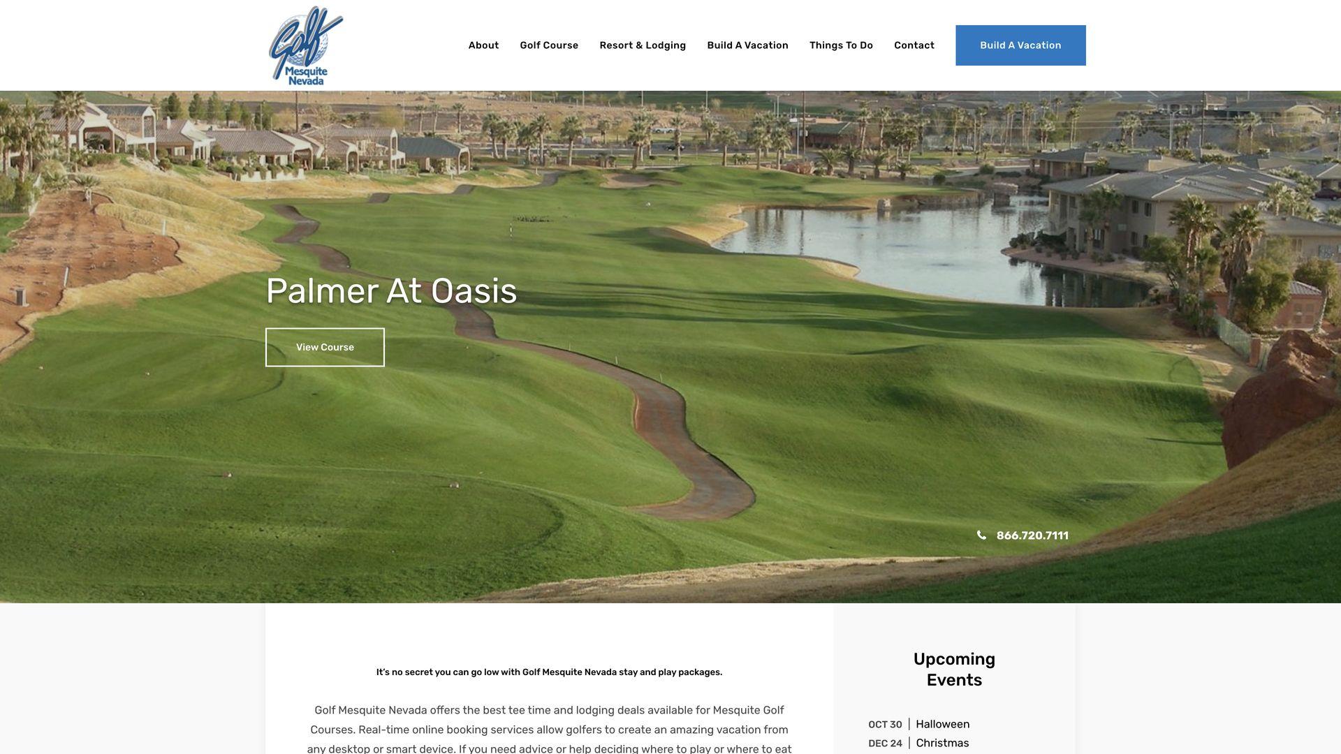 Golf Course Company Golf Mesquite Nevada