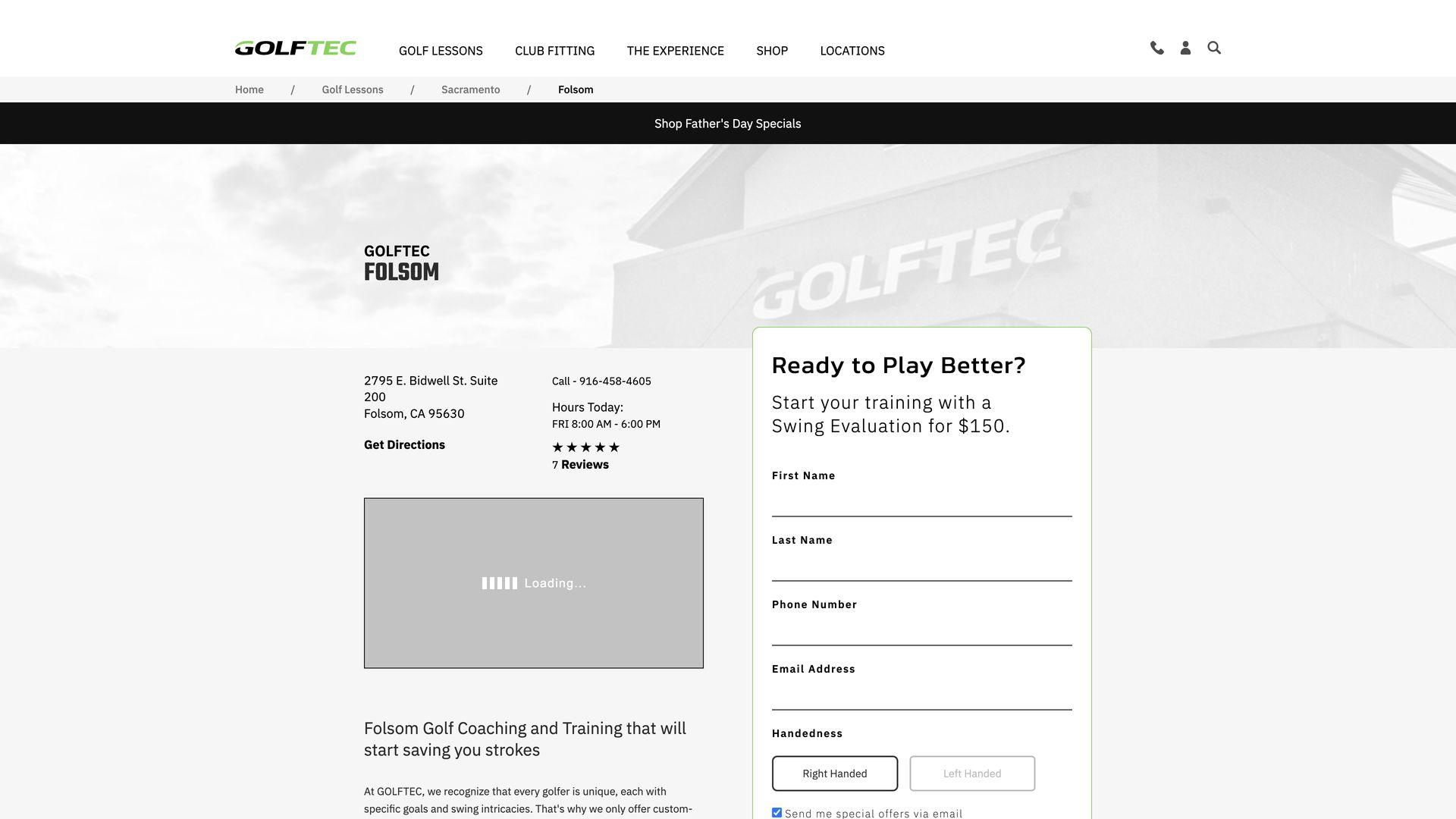 Golf Course Company GOLFTEC Folsom