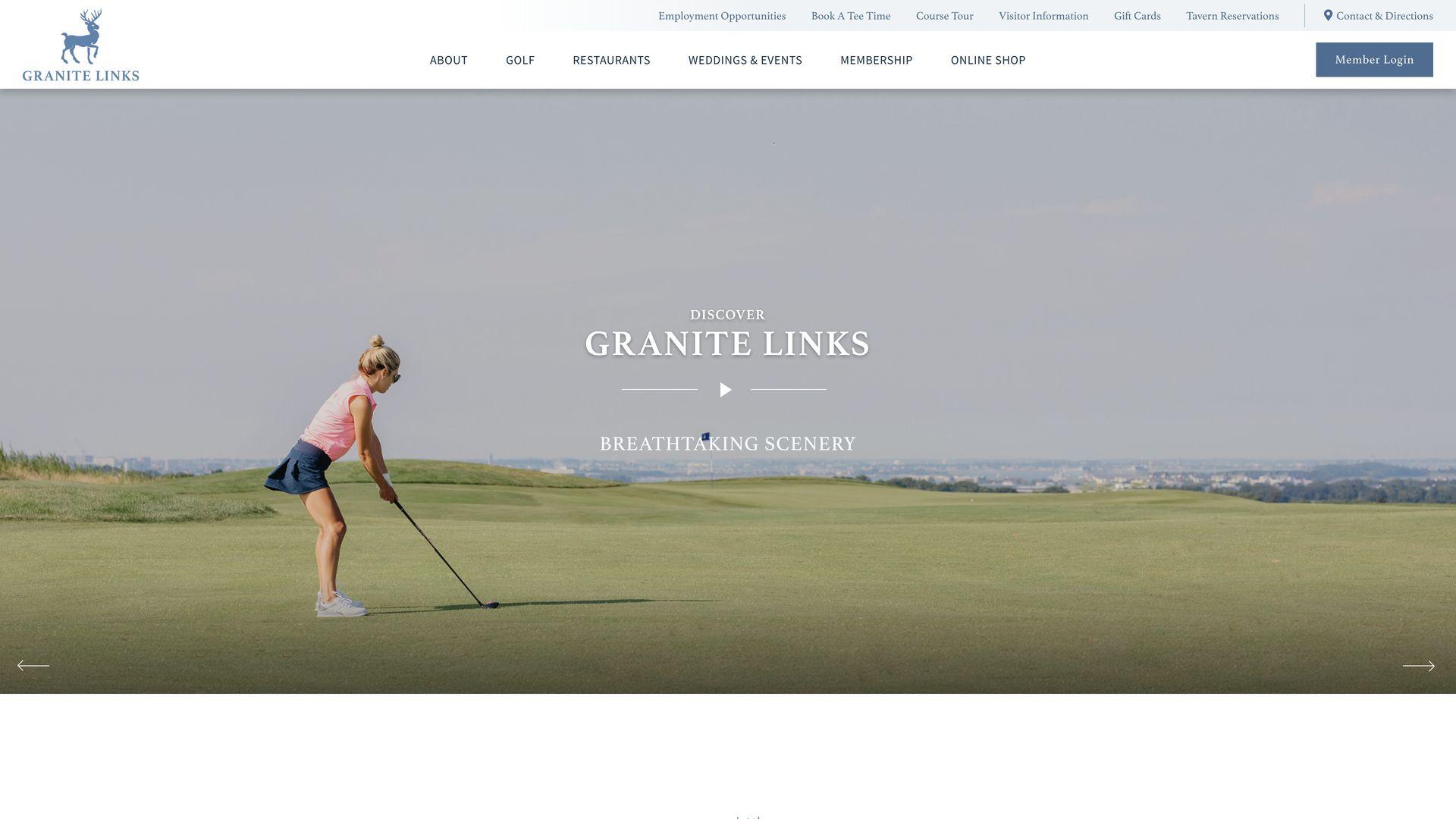 Golf Course Company Granite Links