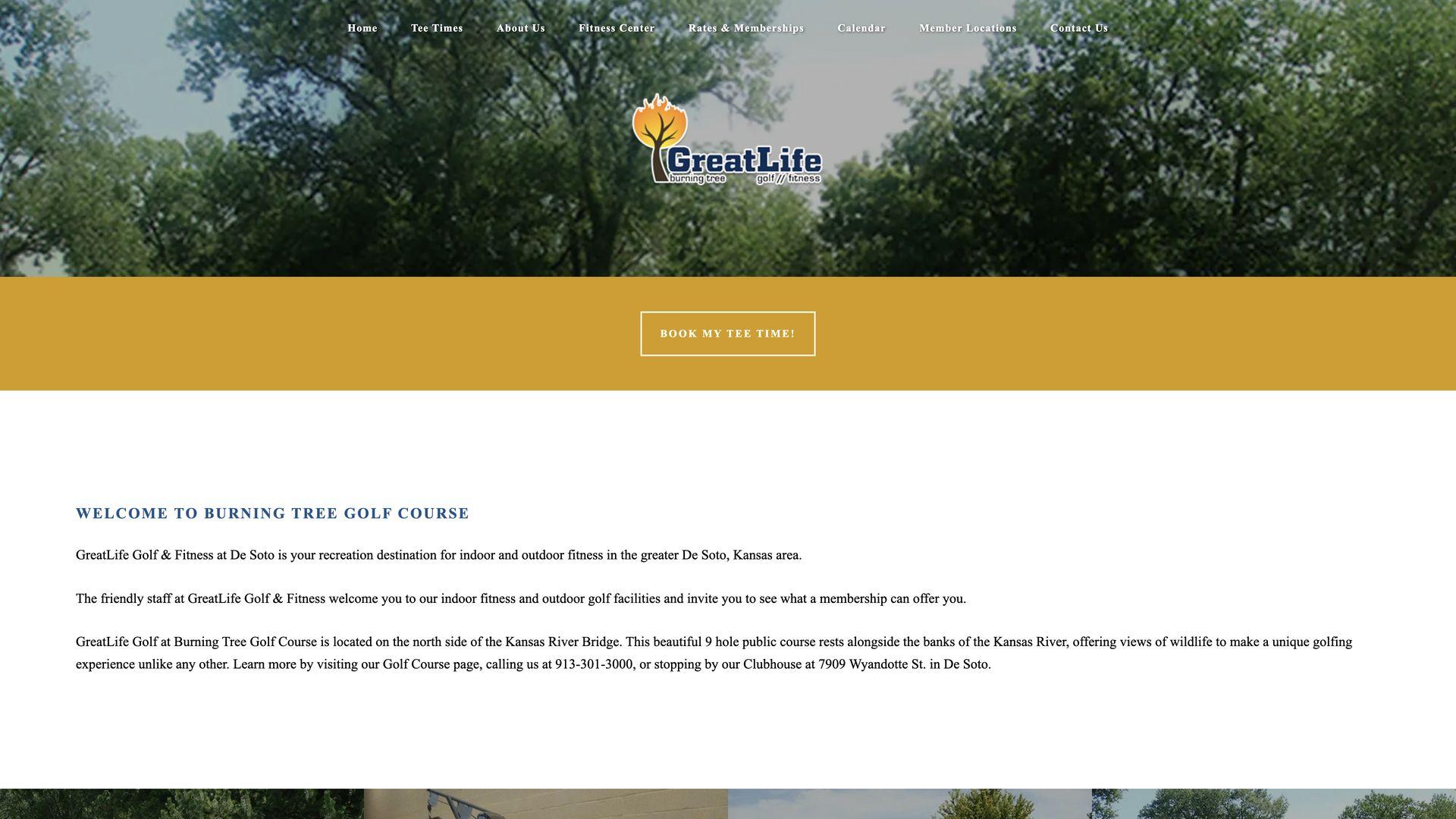 Golf Course Company GreatLife Golf at Burning Tree