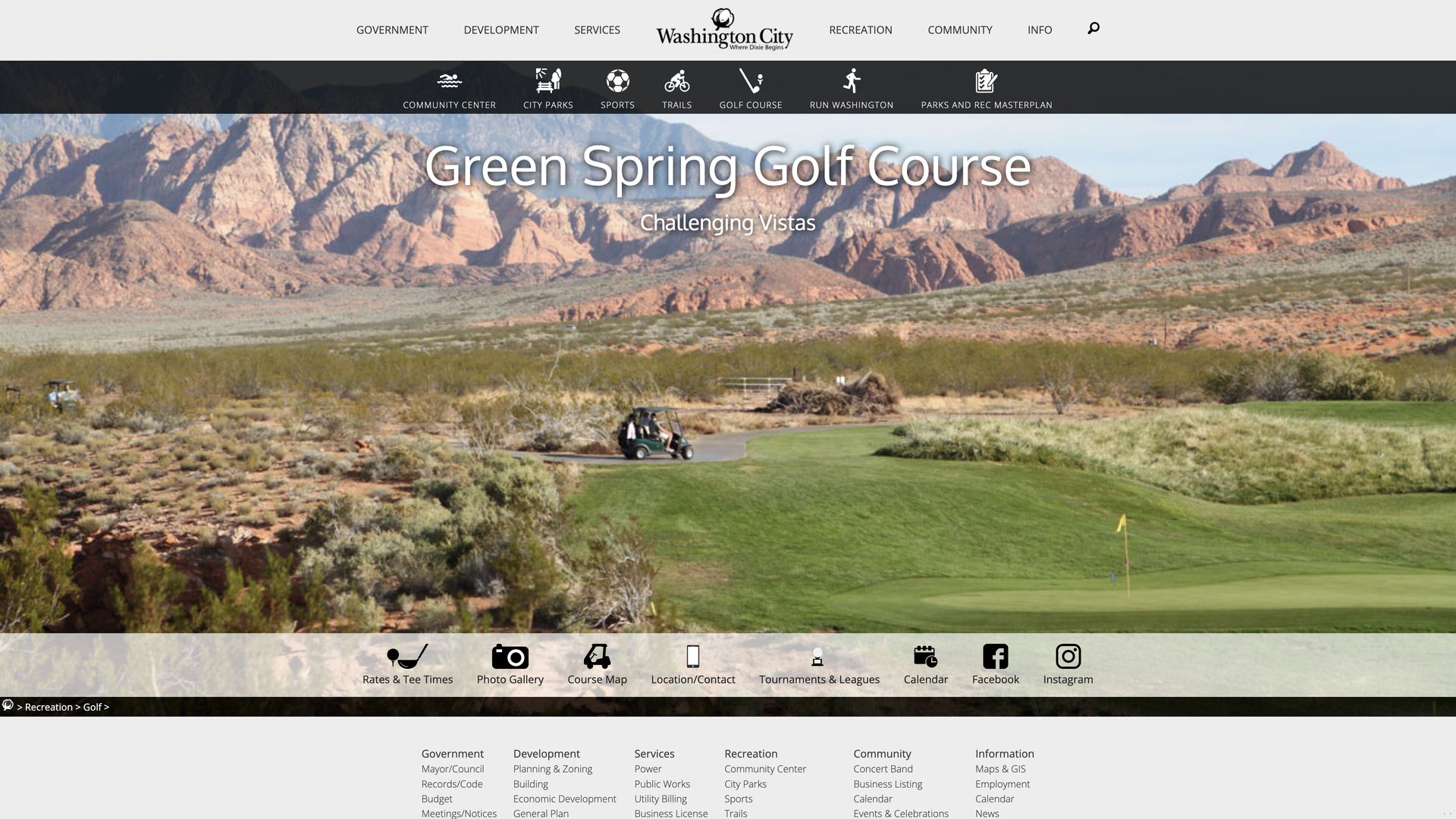 Golf Course Company Green Spring Golf Course