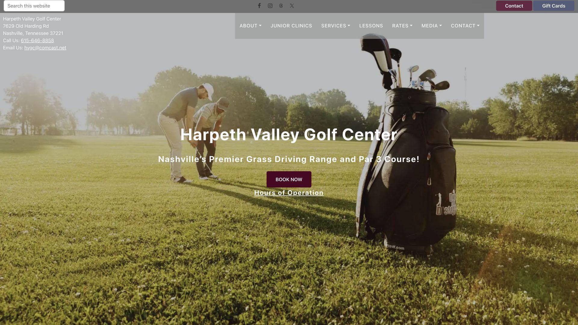 Golf Course Company Harpeth Valley Golf Center