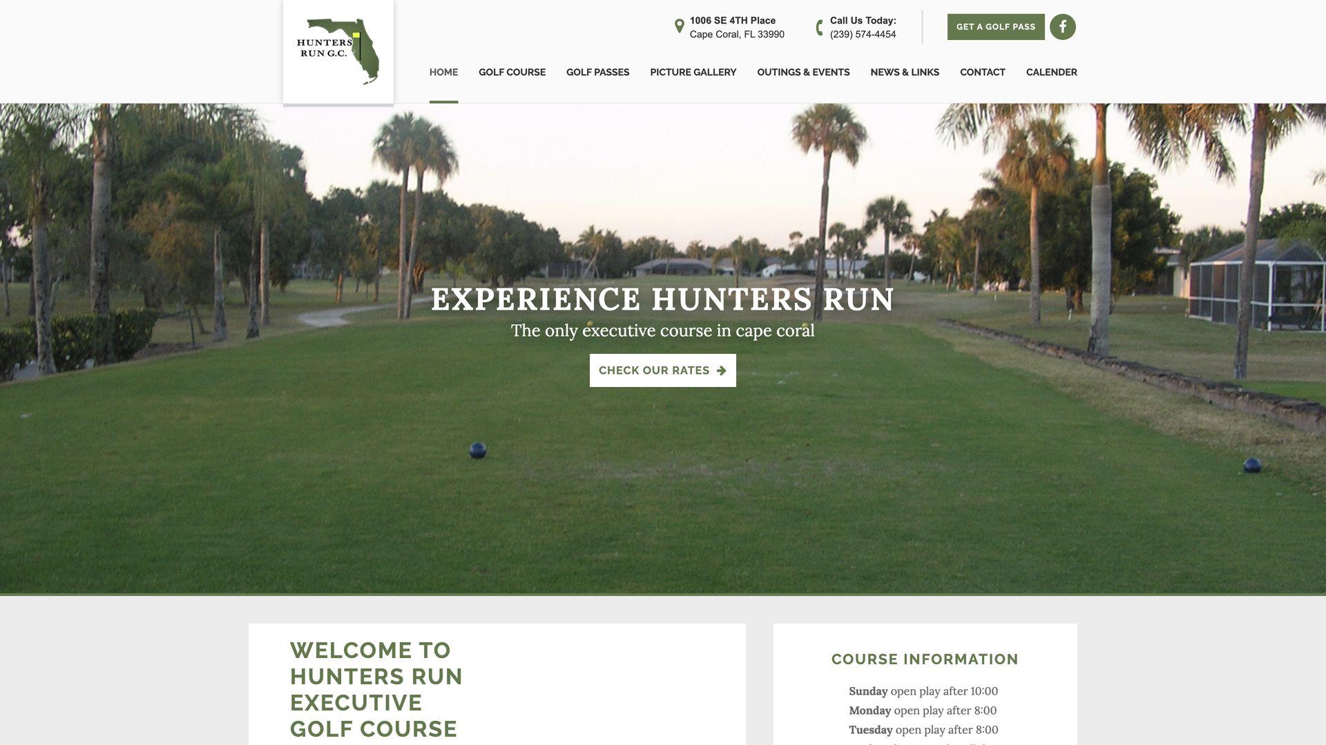 Golf Course Company Hunter's Run Golf Club