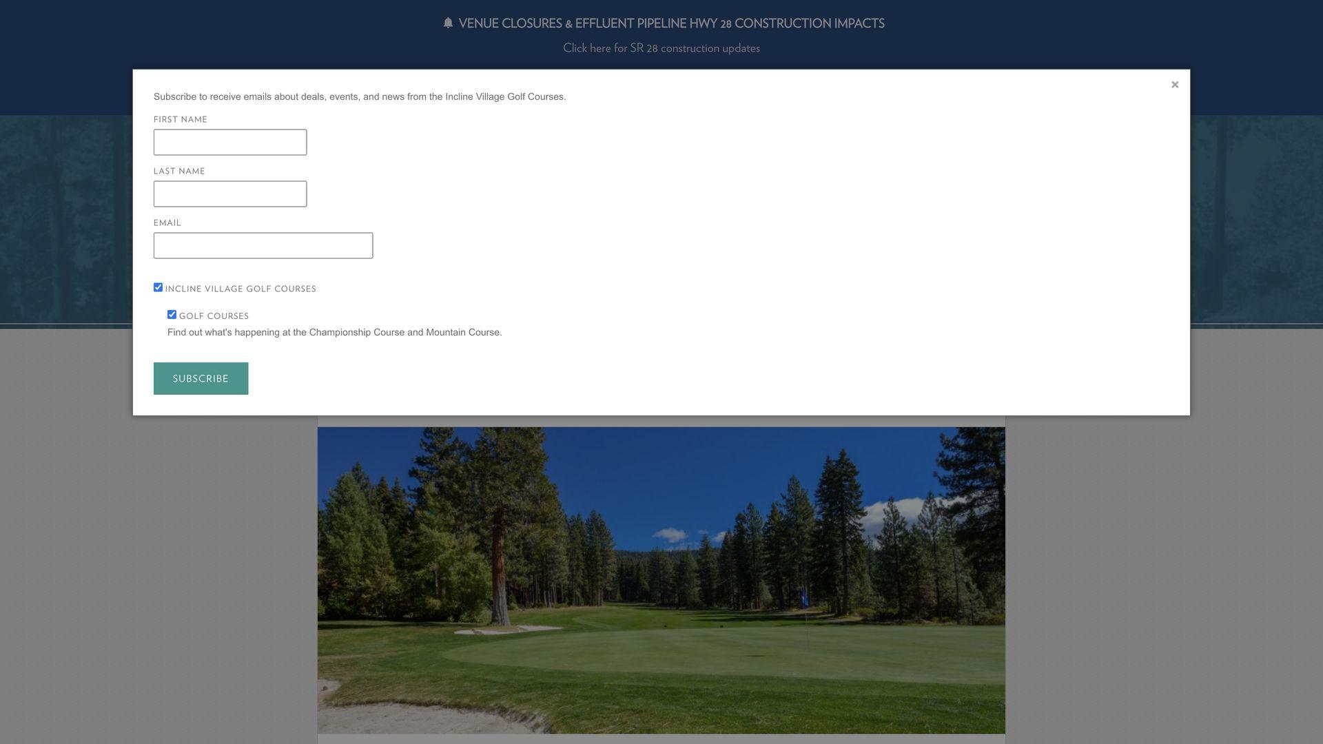 Golf Course Company Incline Village Mountain Golf Course