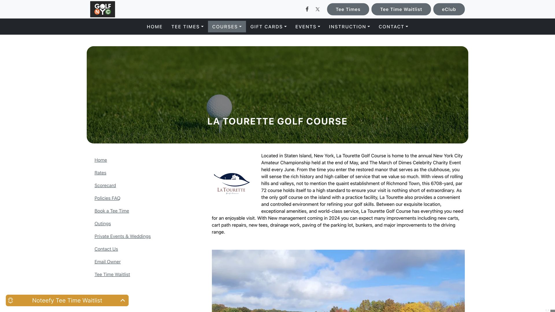 Golf Course Company La Tourette Golf Course