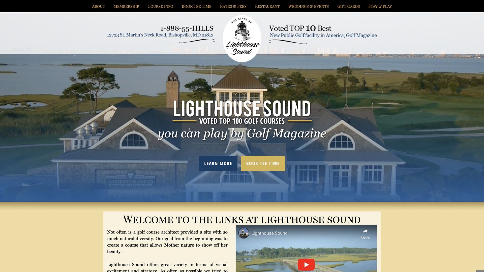 Golf Course Company Links At Lighthouse Sound