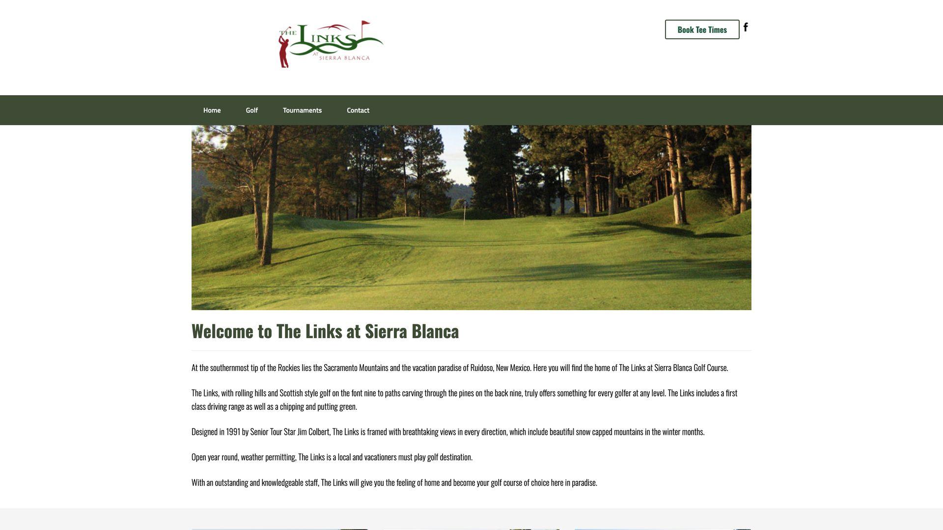 Golf Course Company Links At Sierra Blanca