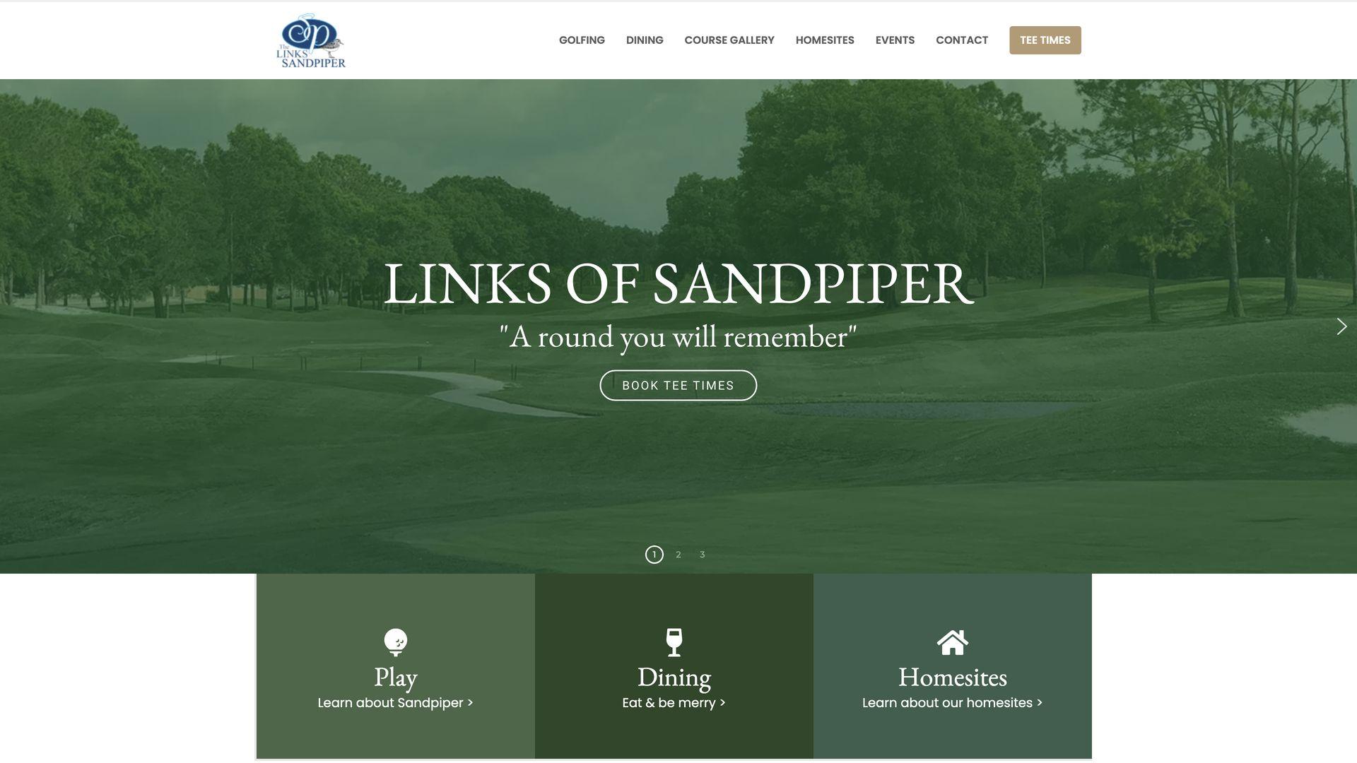 Golf Course Company Links of Sandpiper