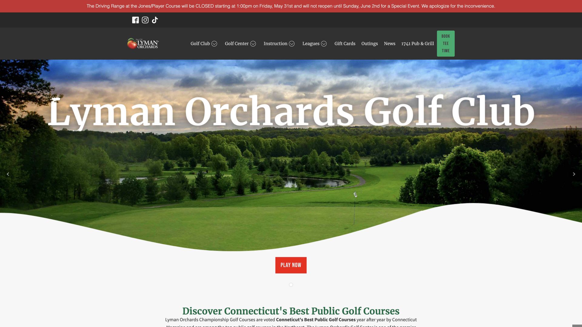 Golf Course Company Lyman Orchards Golf Club