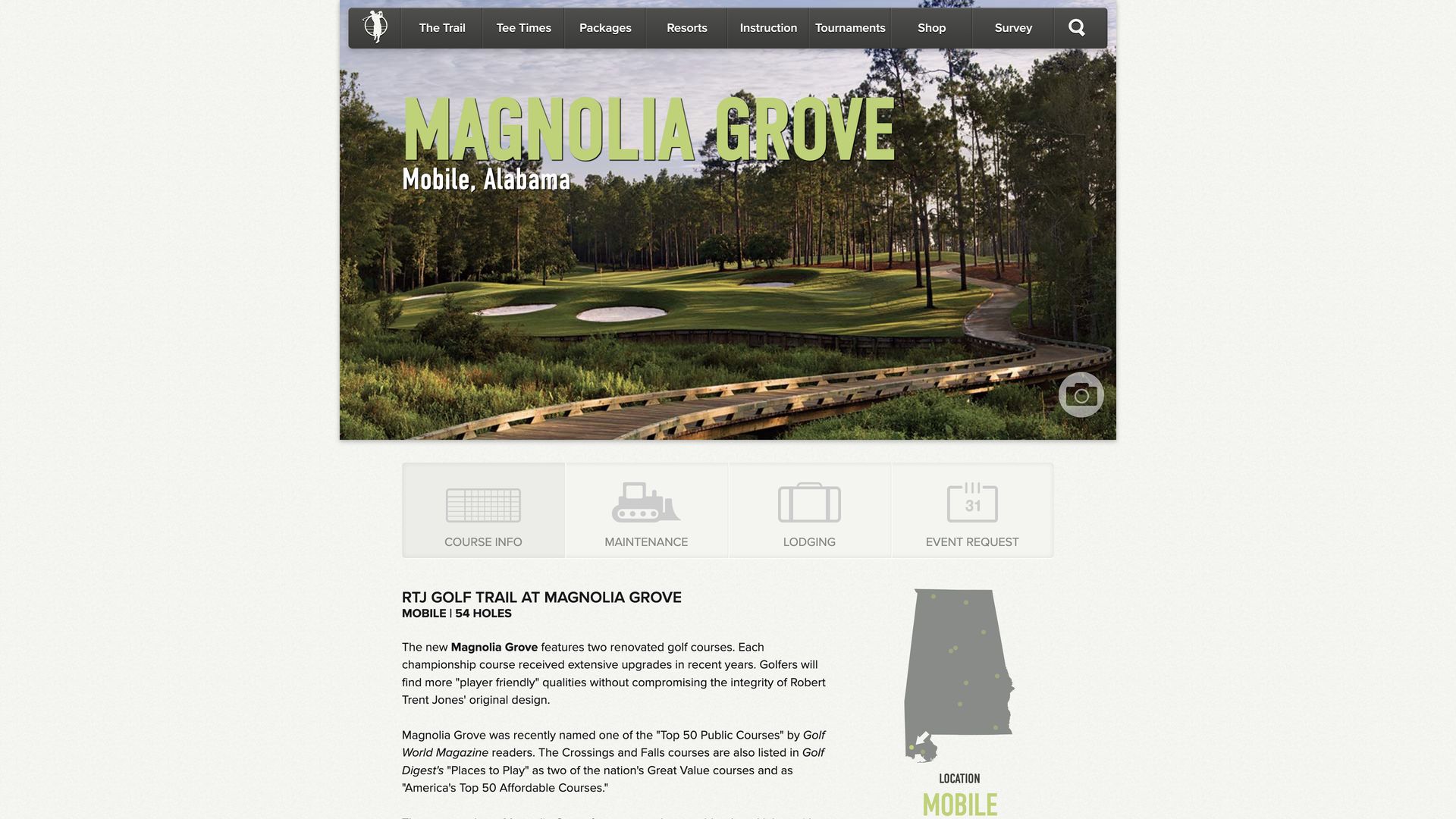 Golf Course Company Magnolia Grove Golf Course