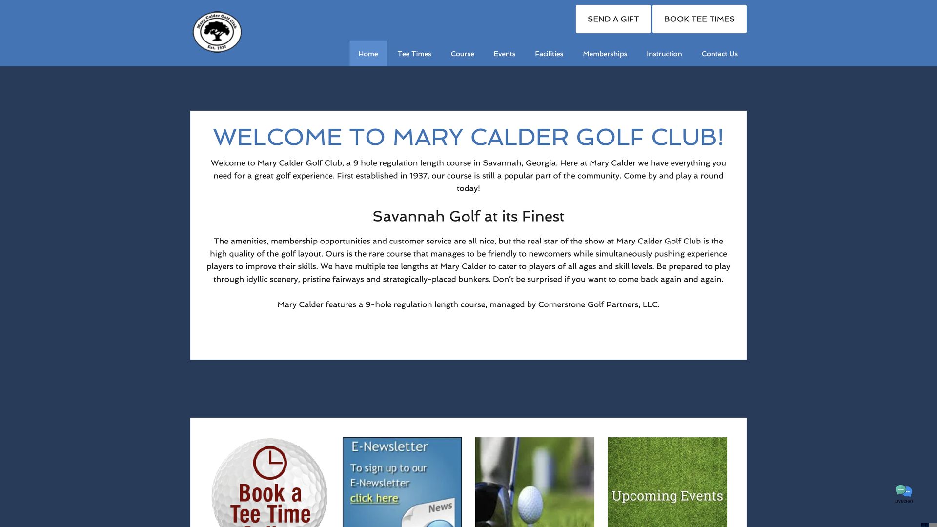 Golf Course Company Mary Calder Golf Course