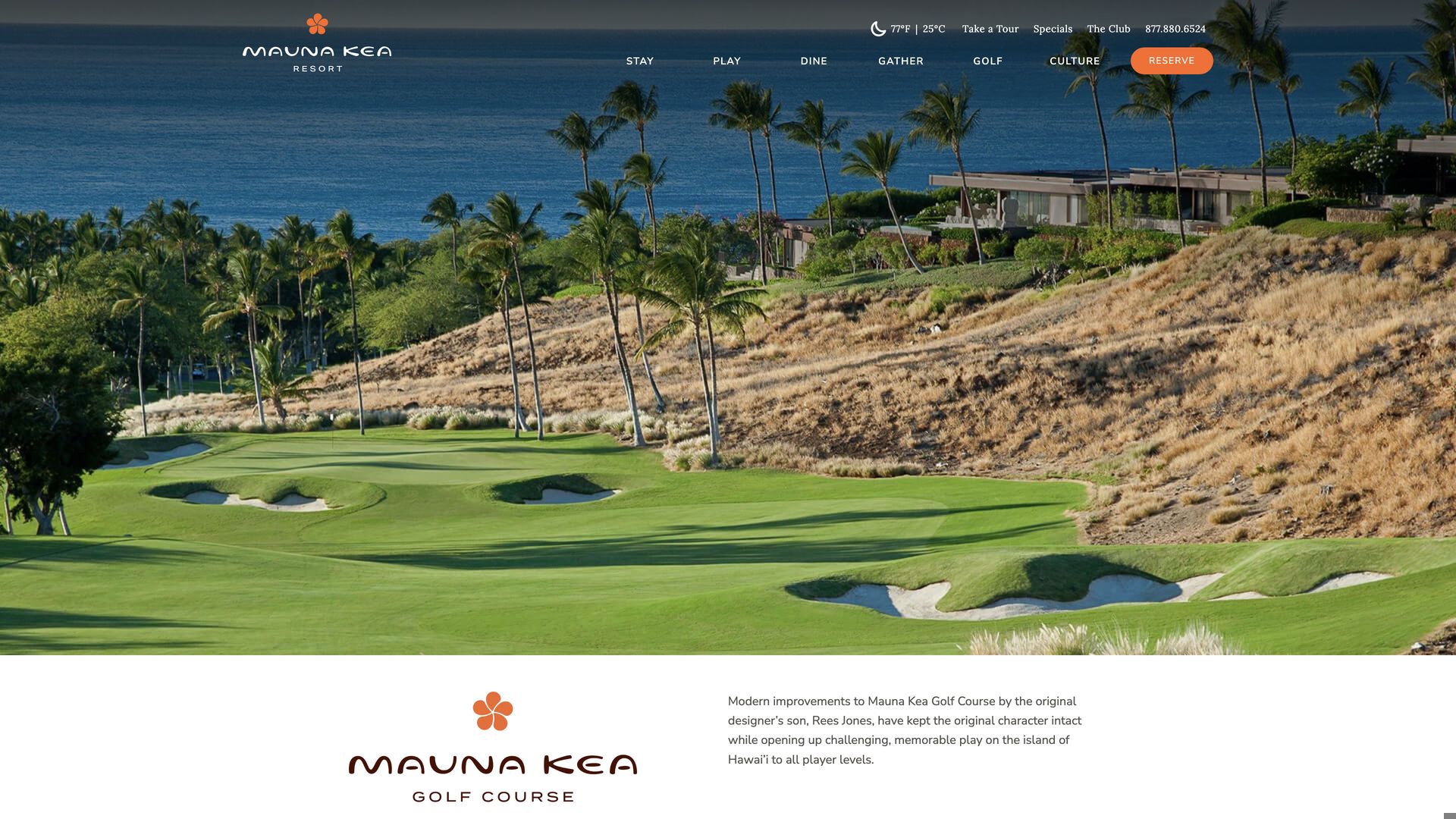 Golf Course Company Mauna Kea Golf Course