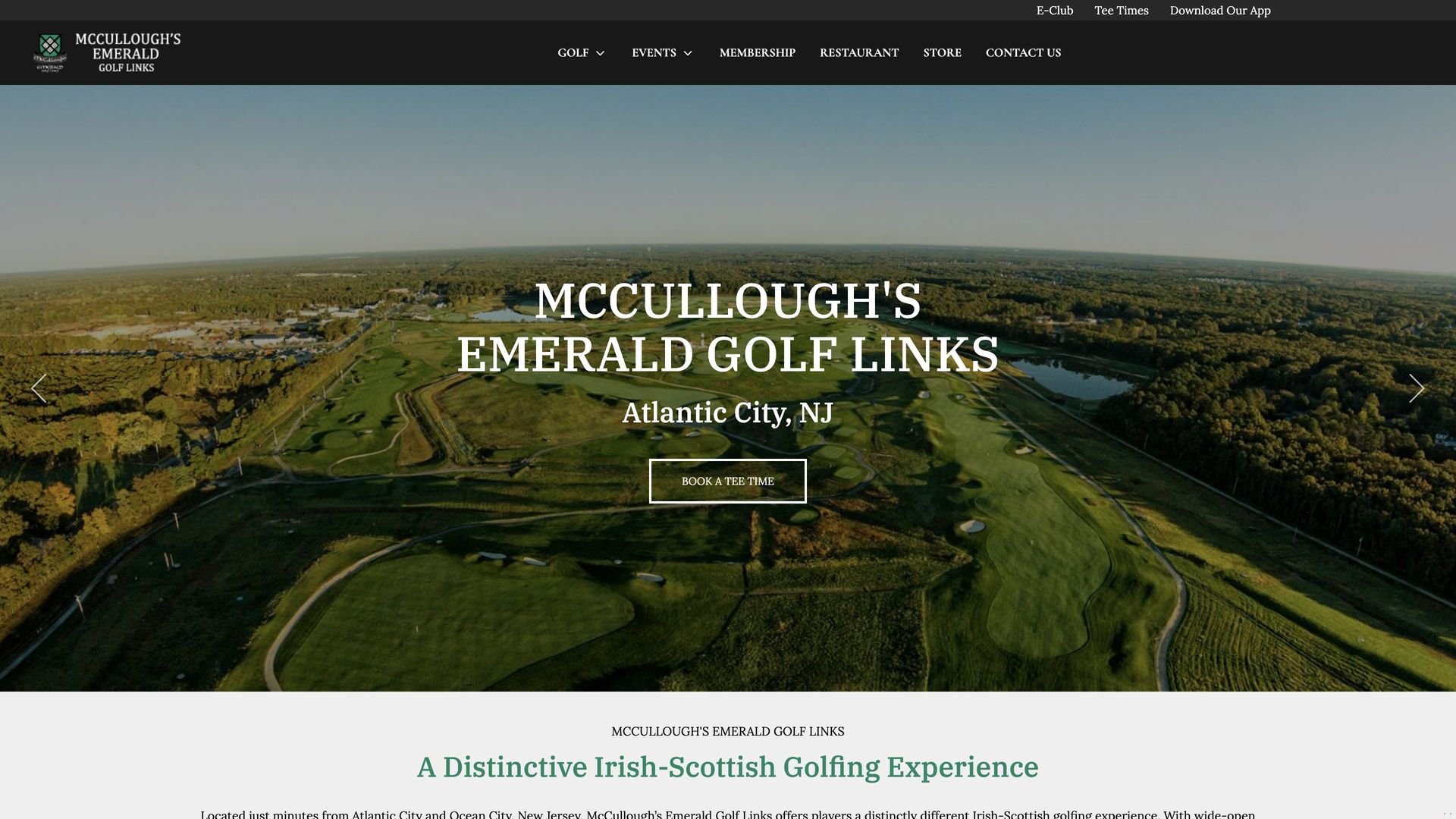 Golf Course Company McCullough’s Emerald Golf Links